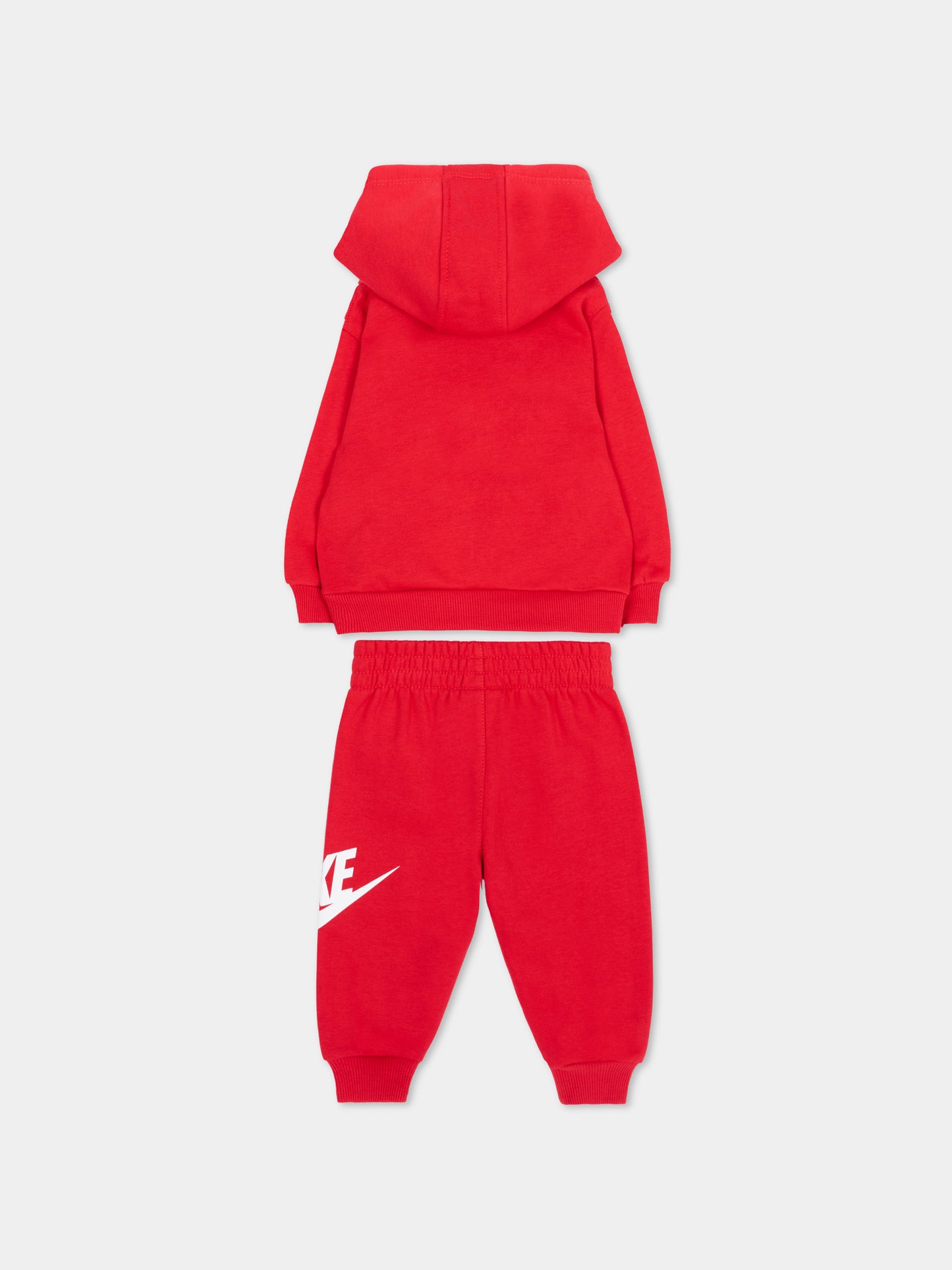 Completo sportivo rosso per neonato con logo,Nike,66L135 U10