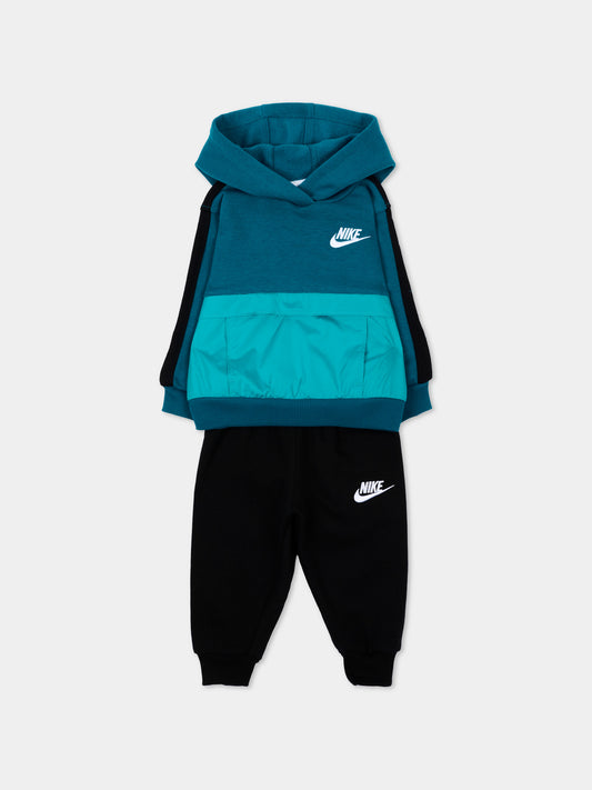 Completo sportivo lungo nero per neonato,Nike,66P195 023