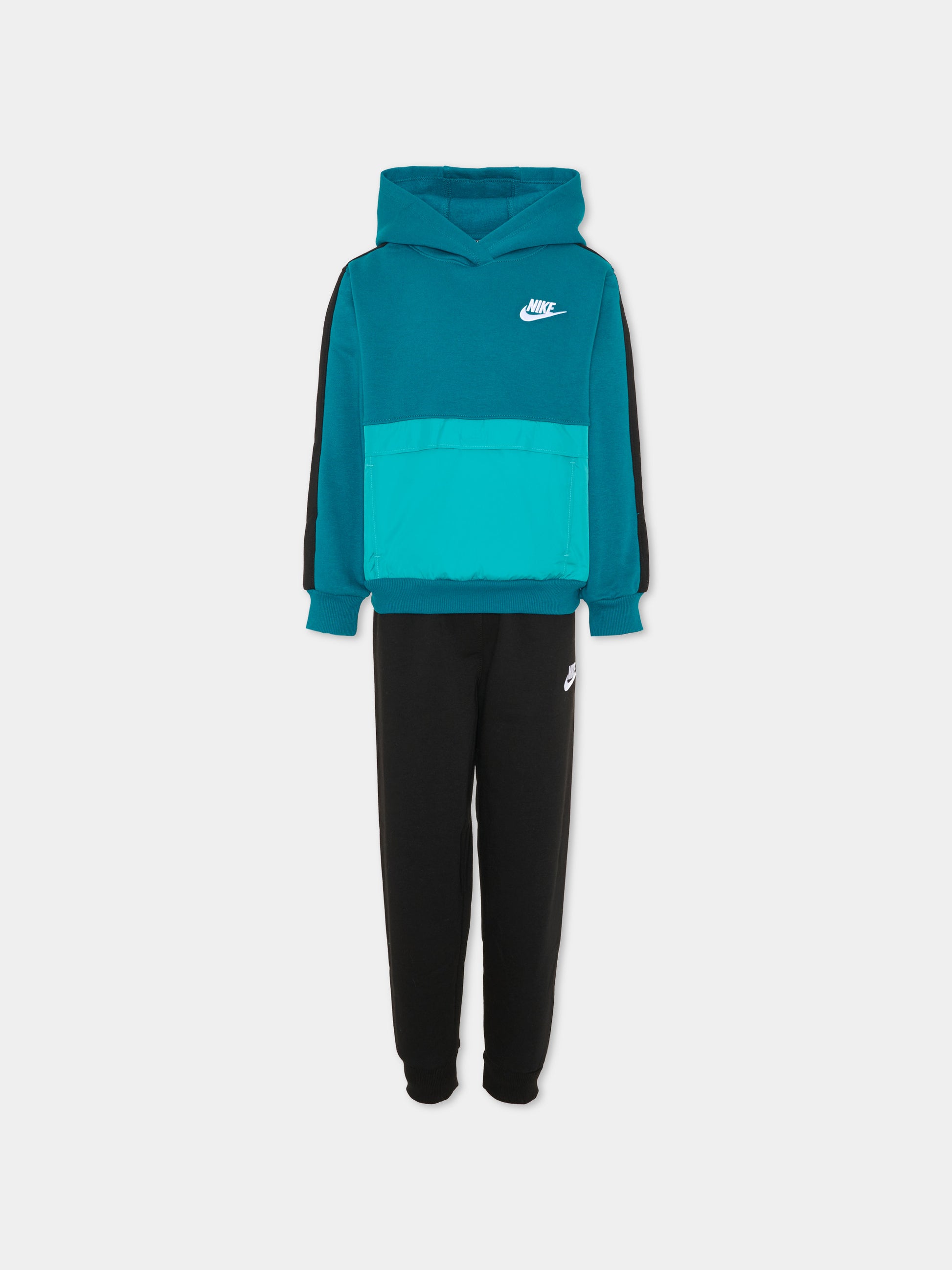Completo sportivo lungo nero per bambino,Nike,86P195 023