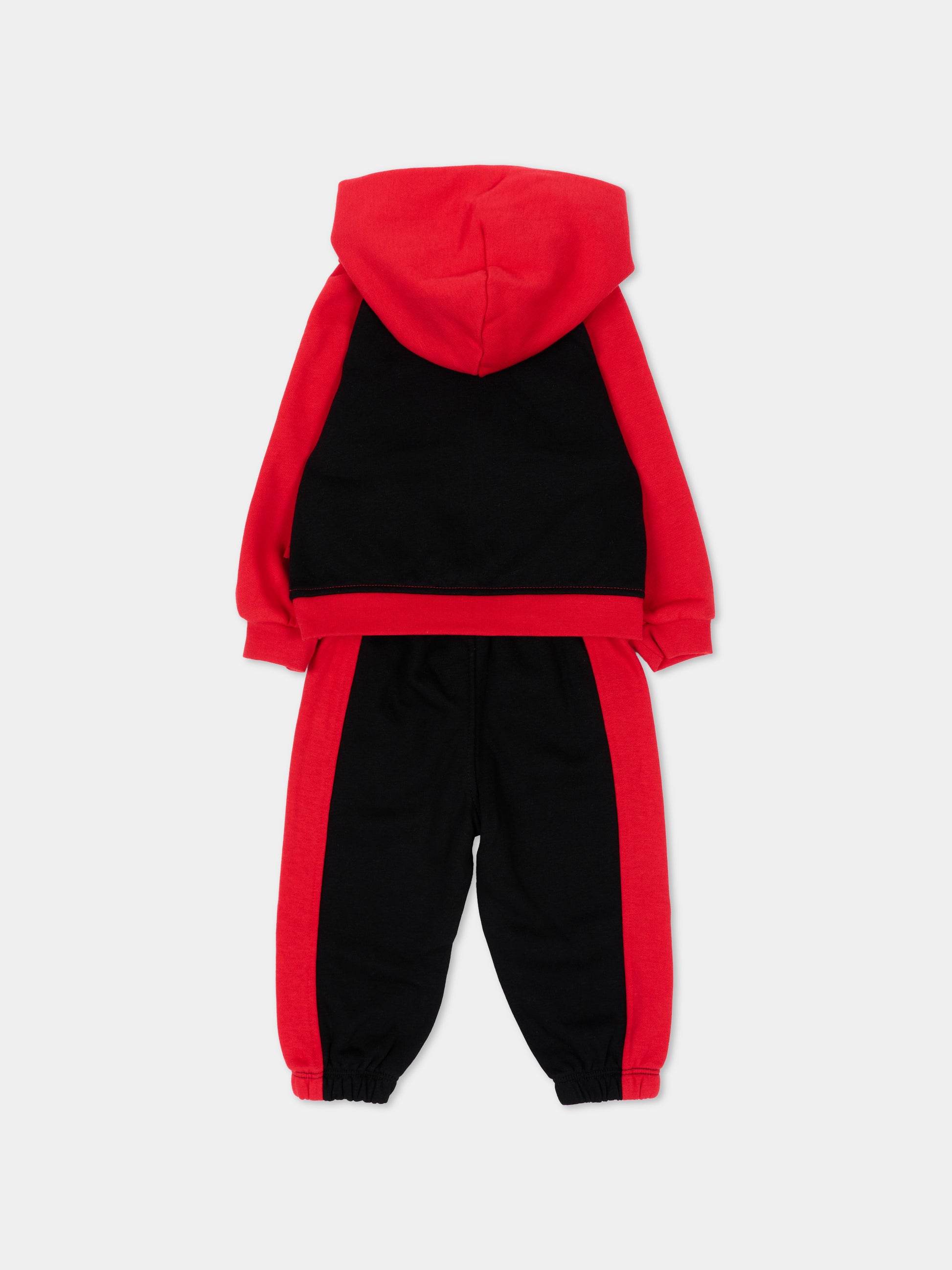 Completo sportivo lungo rosso Jumpman per neonato,Jordan,65G184 R0P