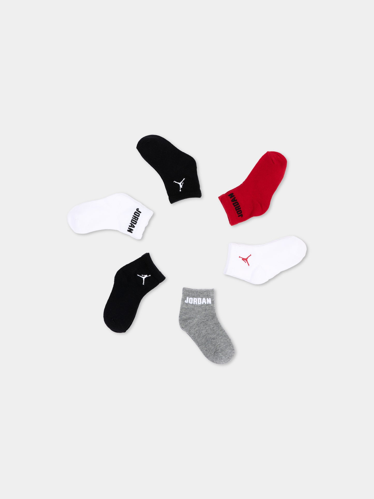 Calza spugna multicolor per bambino con logo,Jordan,NJ0734 R61