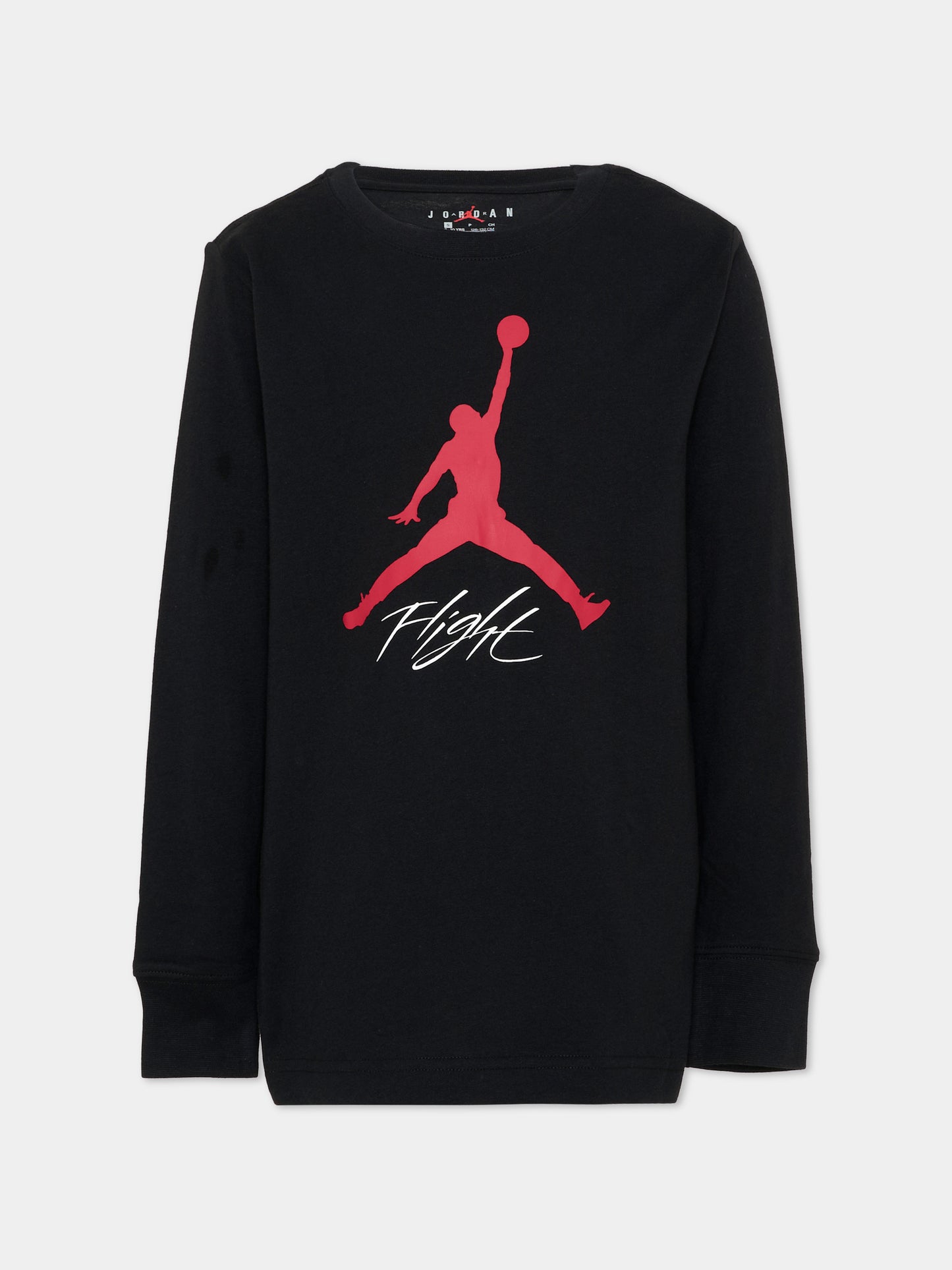 T-Shirt nera per bambino con logo,Jordan,95C892 023