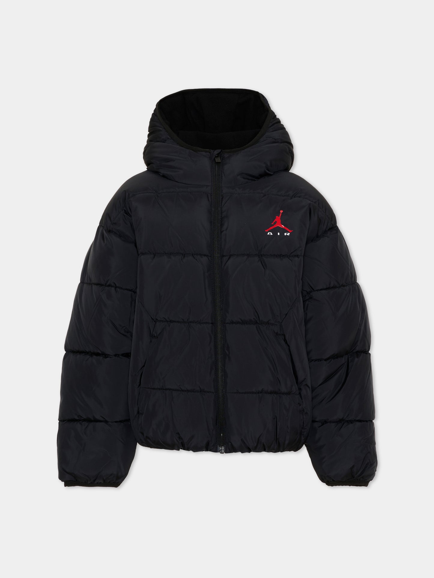 Piumino nero per bambino con logo,Jordan,95G036 023