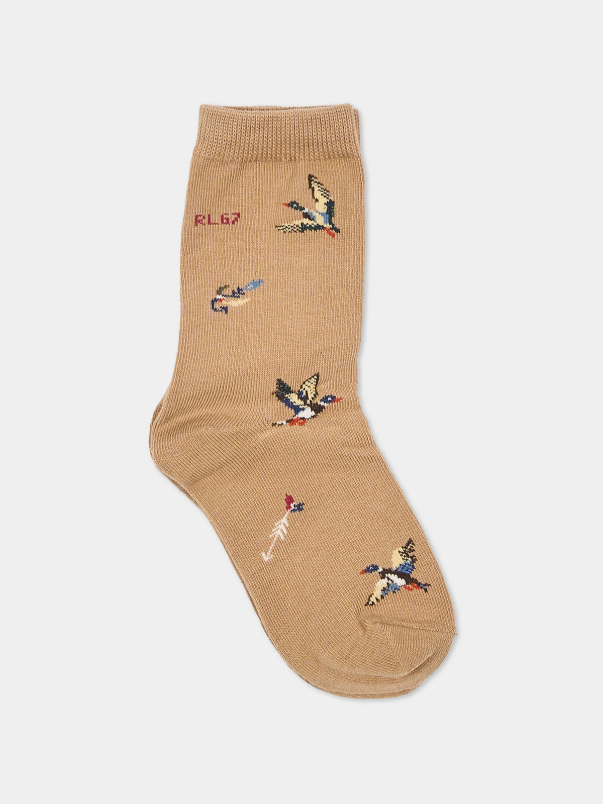 Calzini multicolor con logo per bambina,Ralph Lauren Kids,P19557001
