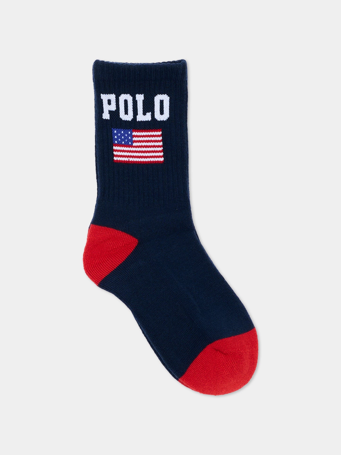 Calzini multicolor per bambino con logo,Ralph Lauren Kids,P03163001