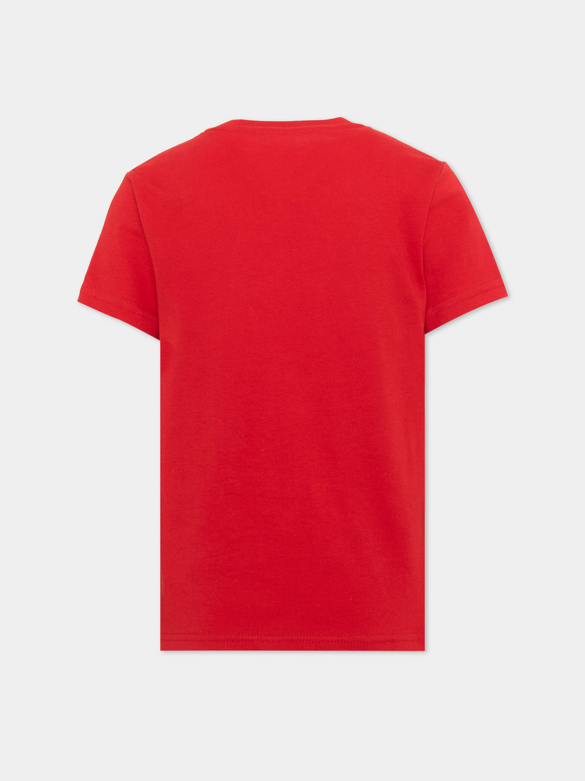 T-shirt rossa per bambino con Polo Bear,Ralph Lauren Kids,B29156002