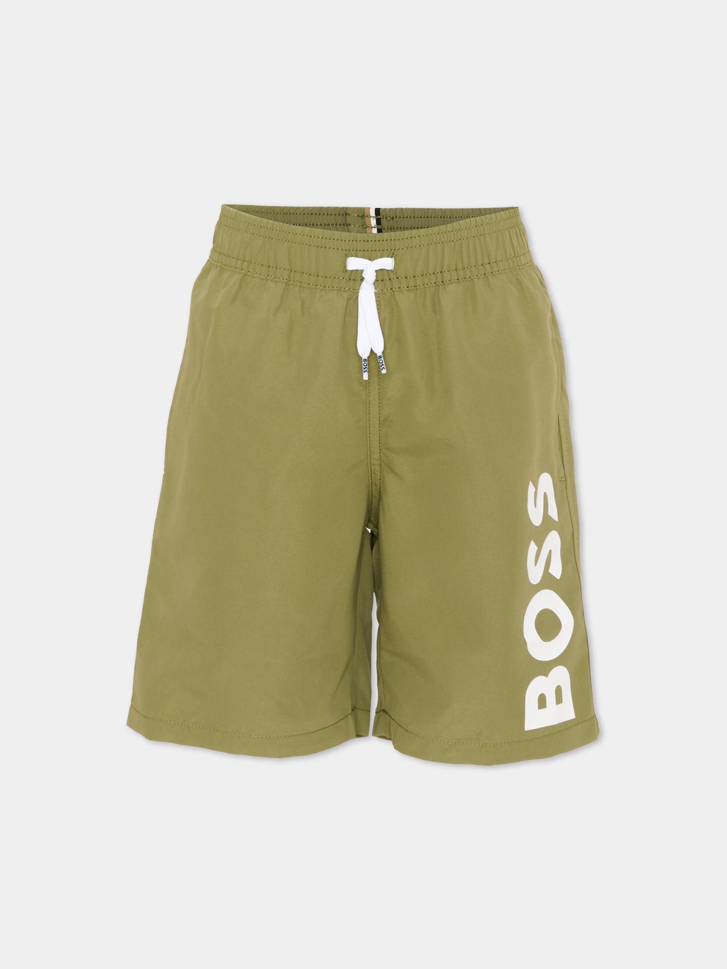 Boxer mare blu per bambino logo BOSS,Boss,J51973 673