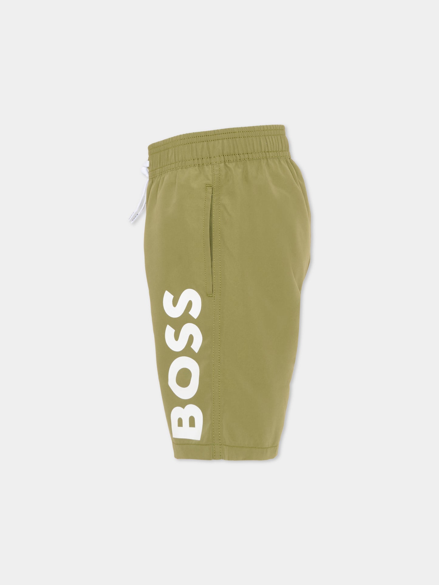 Boxer mare blu per bambino logo BOSS,Boss,J51973 673