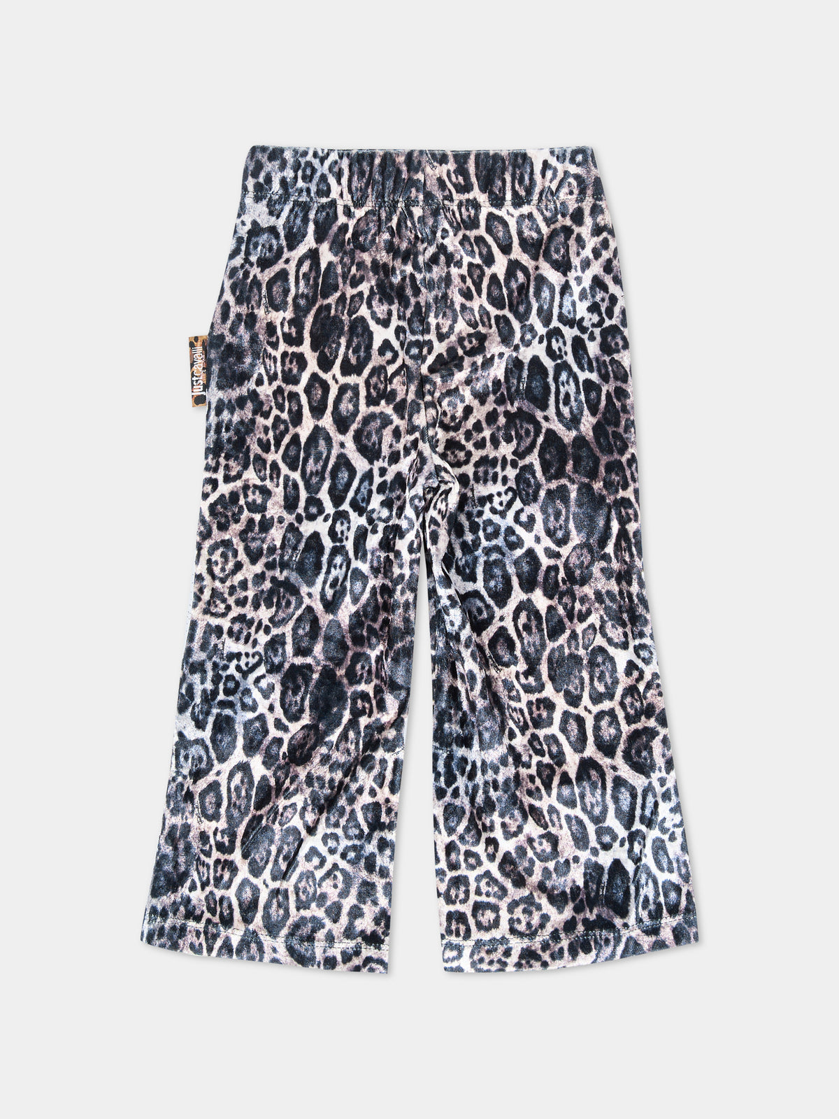 Leggings multicolor per neonata leopardati,Just Cavalli Kids,JIA26086LE PANTER_BLK PANTER BLACK