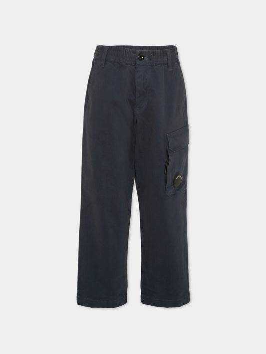 Pantalone blu per bambino,C. P. Company,CUP01E LRC06 41150