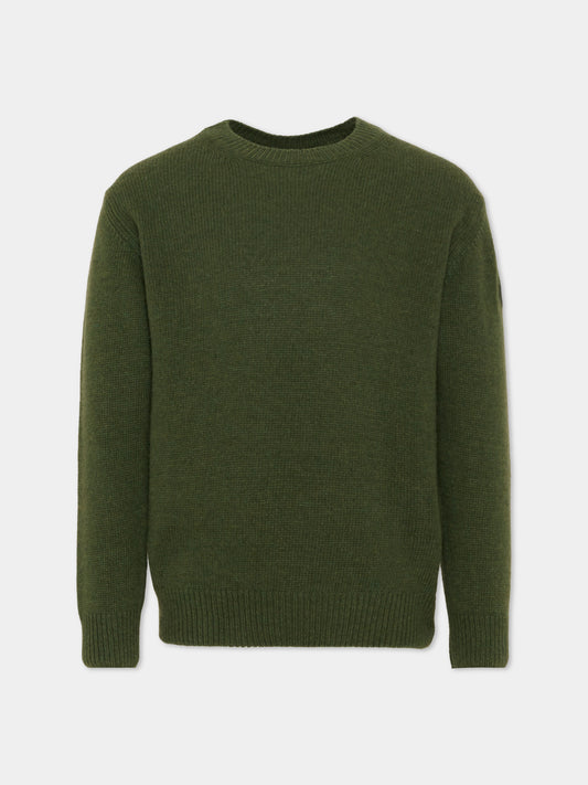 Maglione verde per bambini con logo,Colmar Originals Kids,9800 3ZO 498