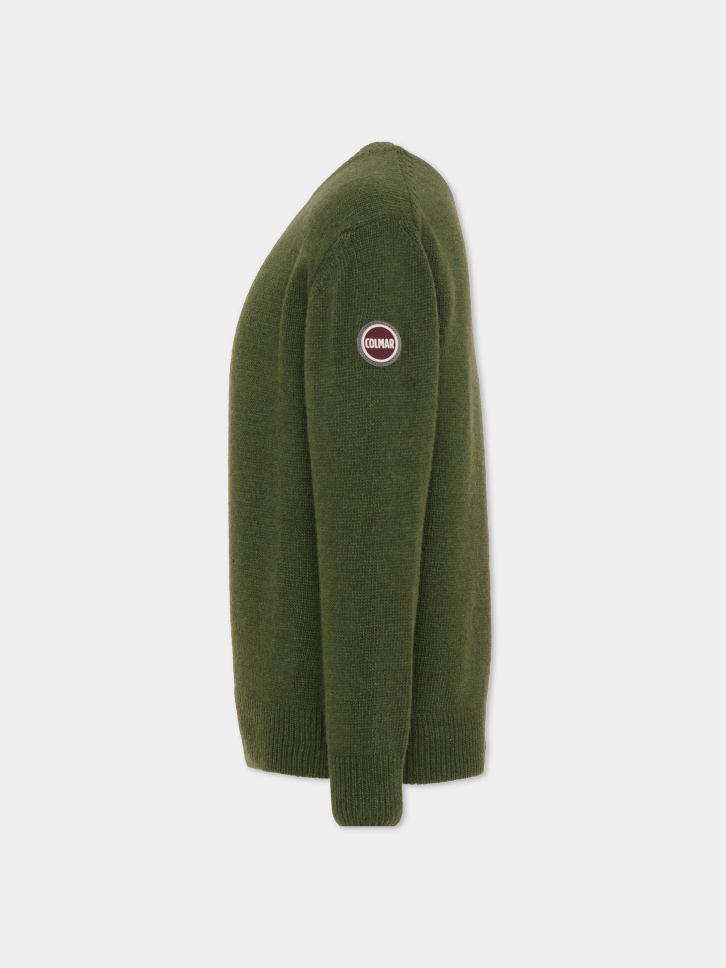 Maglione verde per bambini con logo,Colmar Originals Kids,9800 3ZO 498