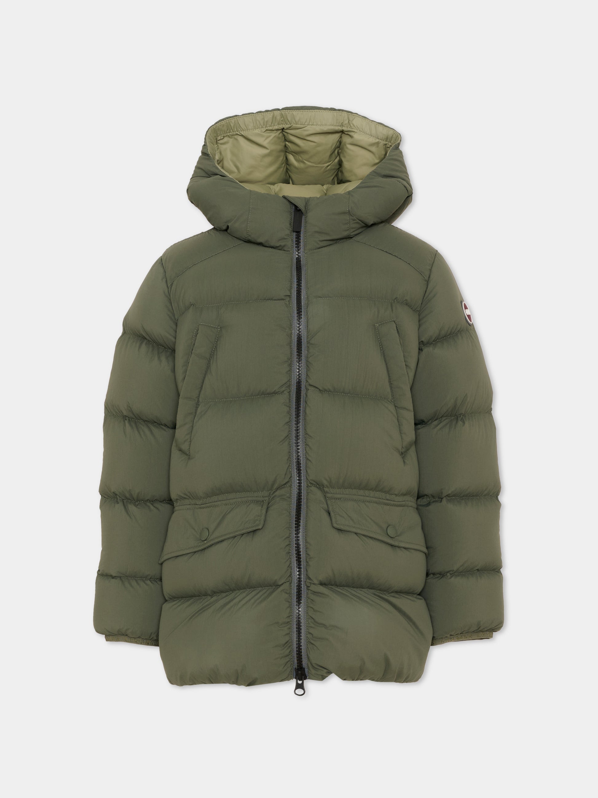 Piumino verde per bambino con logo,Colmar Originals Kids,3456 4ZP 498