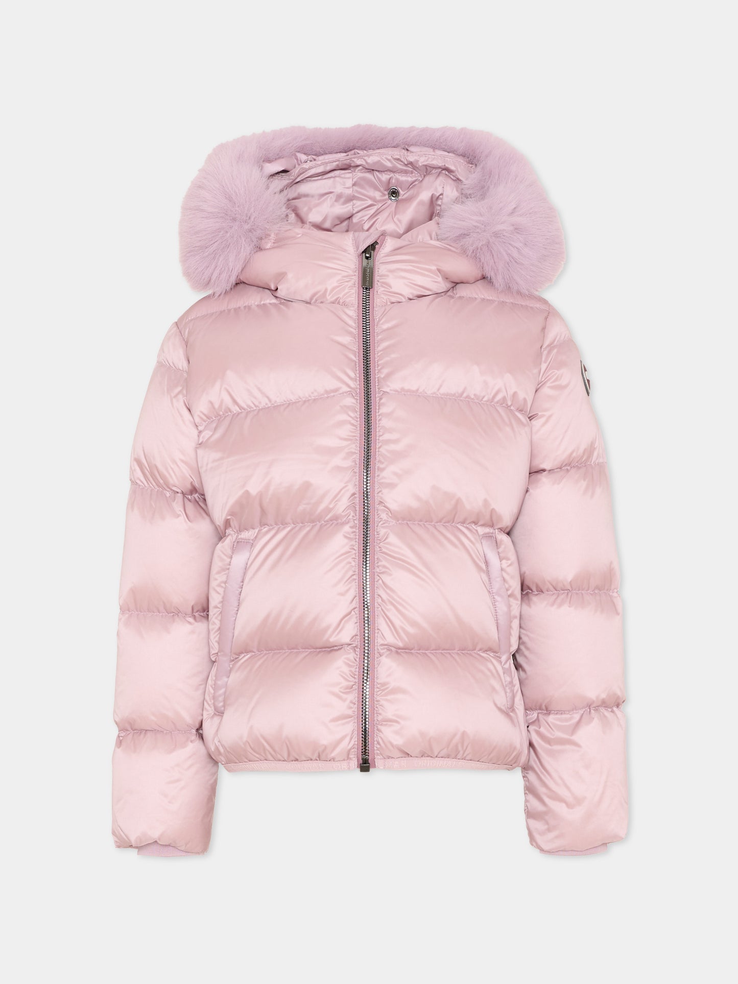 Piumino lilla per bambina con logo,Colmar Originals Kids,3406E 2YO 743