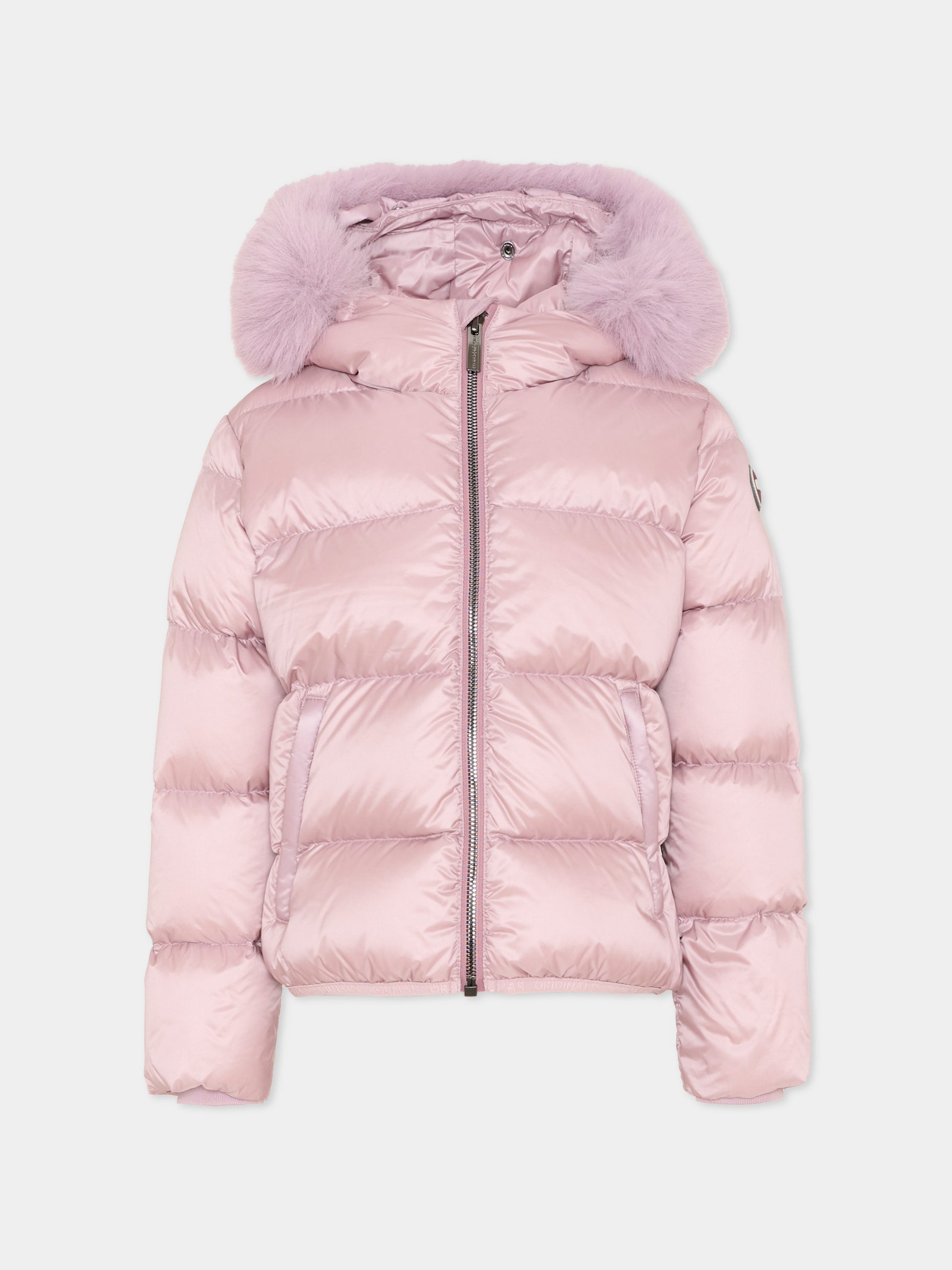 Piumino lilla per bambina con logo,Colmar Originals Kids,3406E 2YO 743