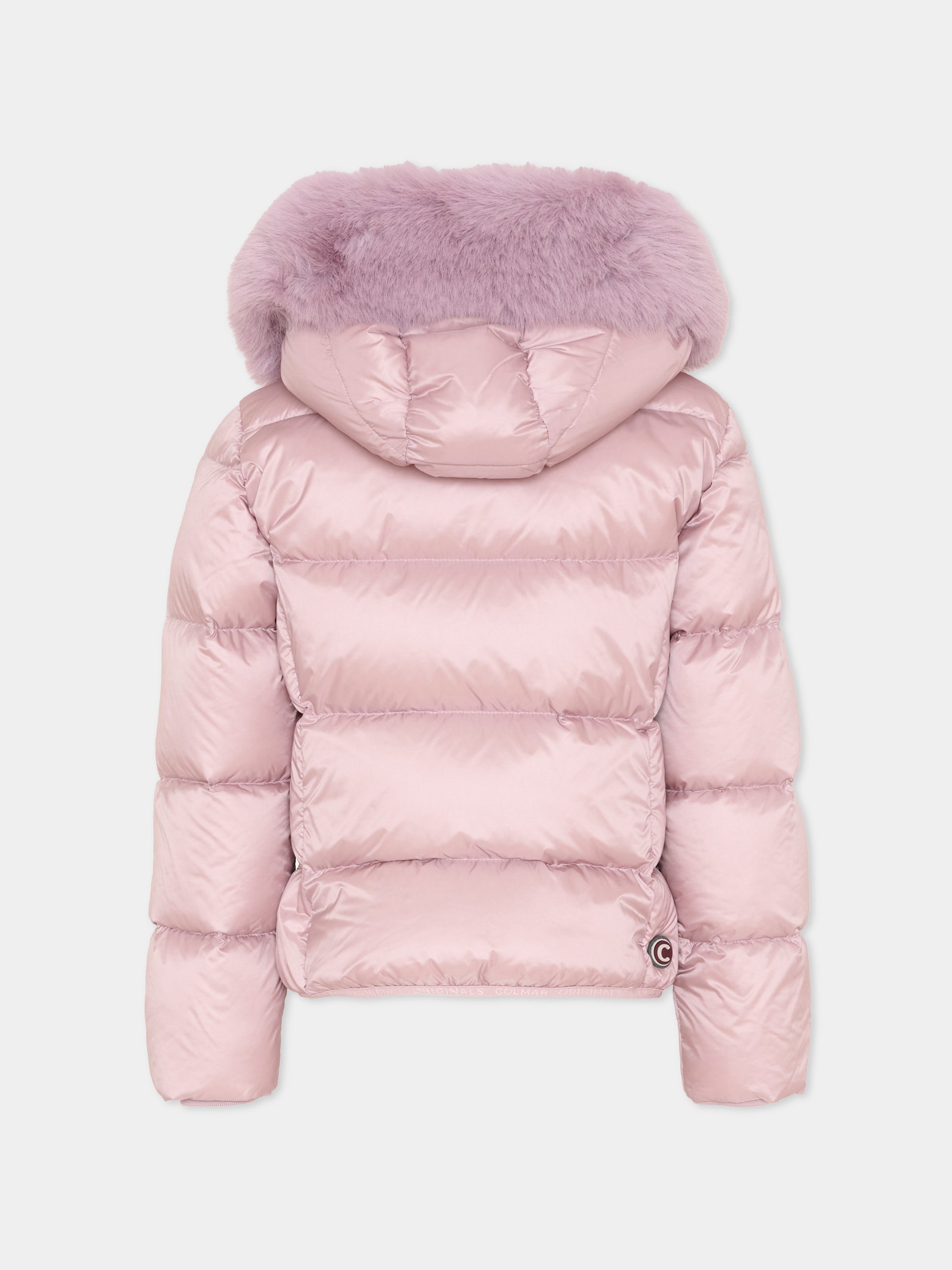 Piumino lilla per bambina con logo,Colmar Originals Kids,3406E 2YO 743