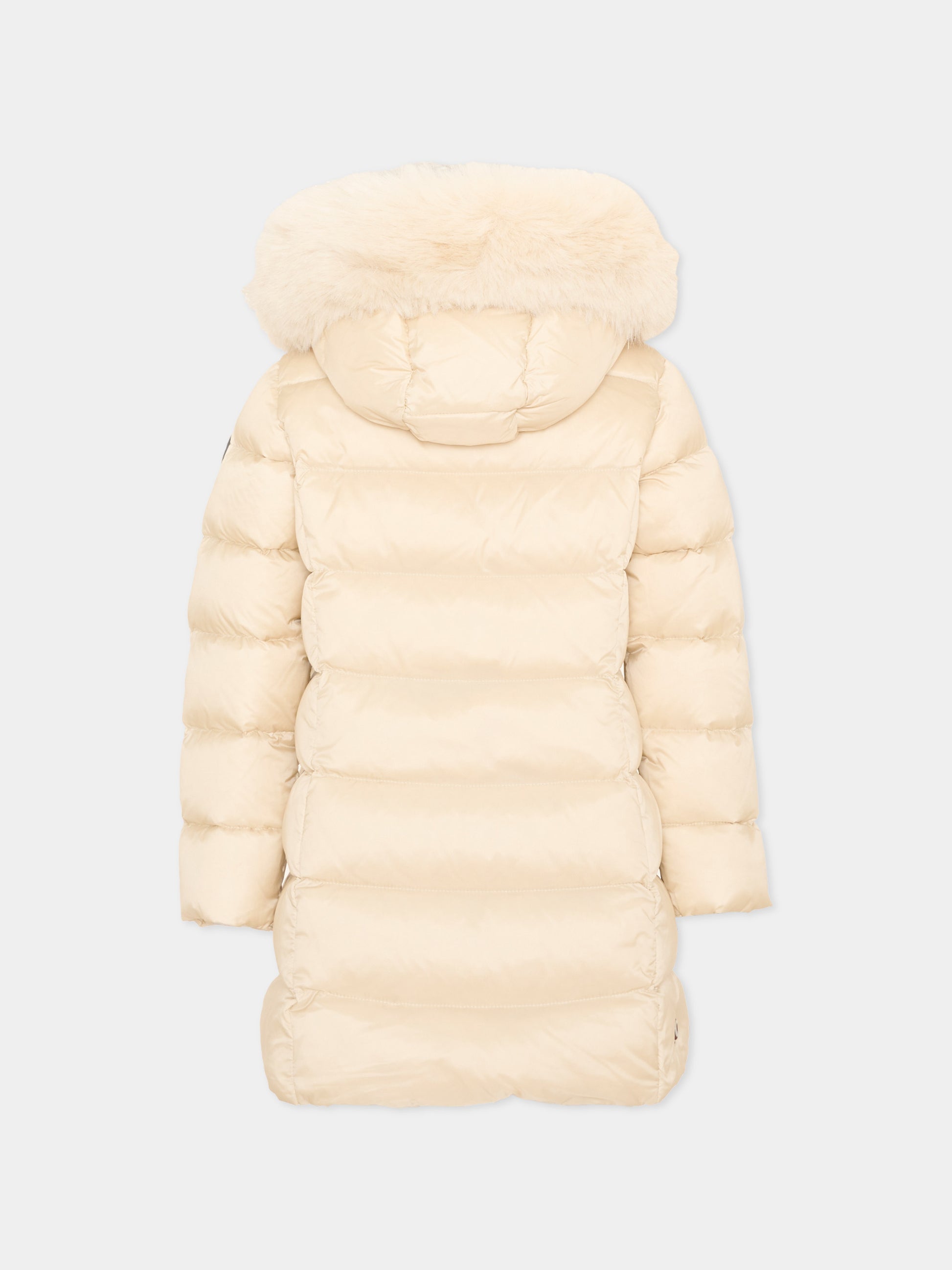 Piumino beige per bambina lungo,Colmar Originals Kids,34000010E 2YO 56