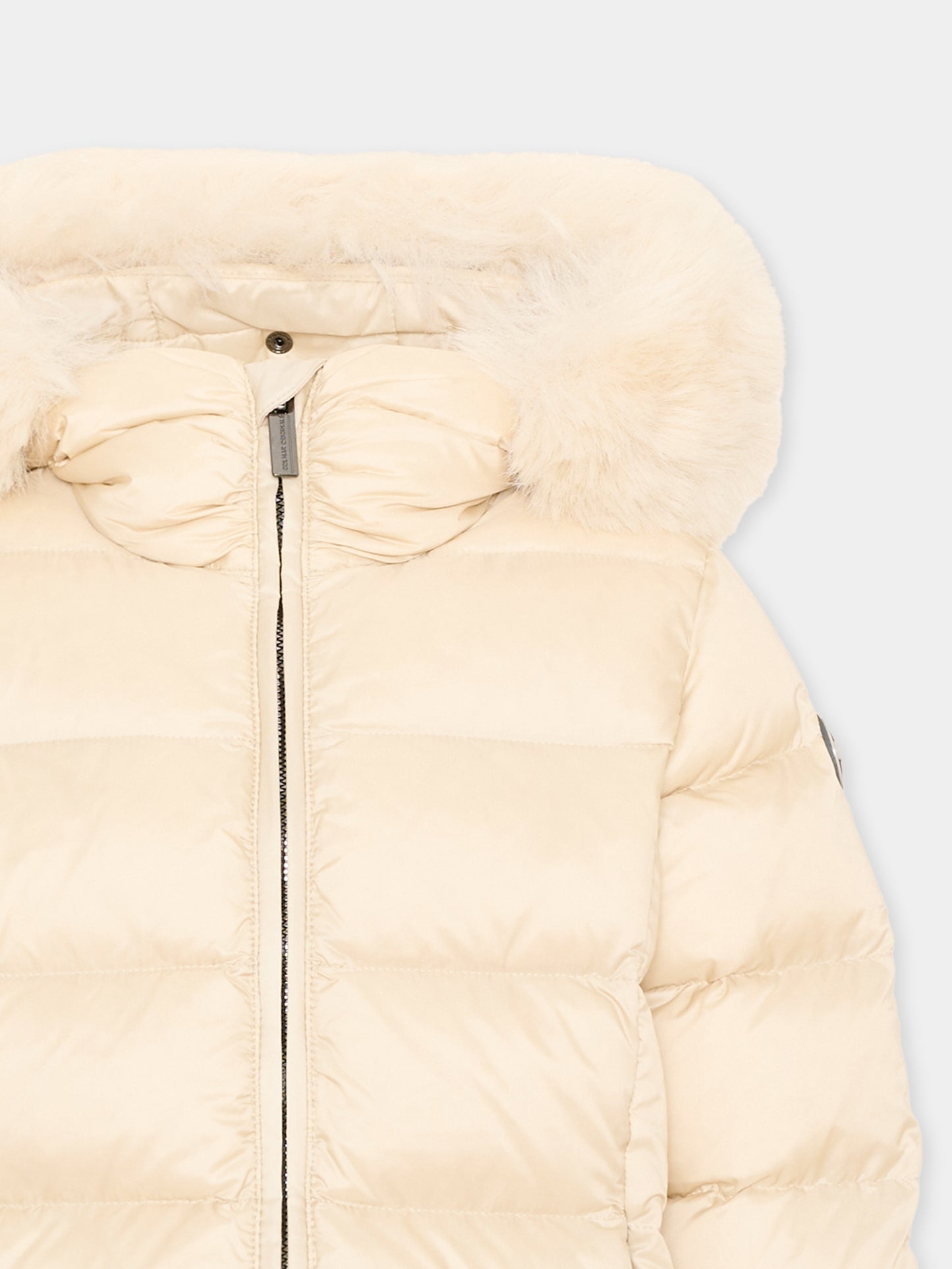 Piumino beige per bambina lungo,Colmar Originals Kids,34000010E 2YO 56