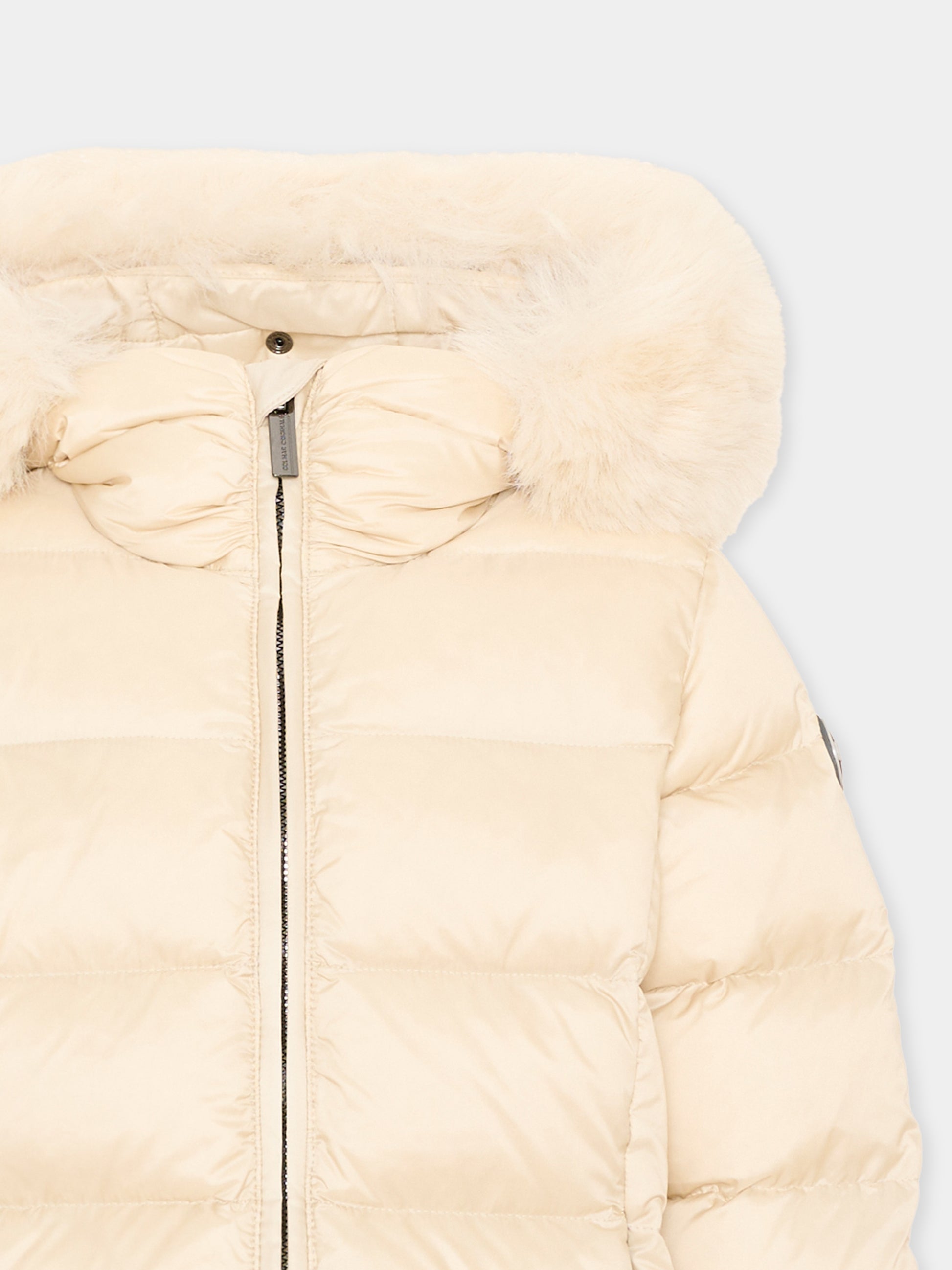 Piumino beige per bambina lungo,Colmar Originals Kids,34000010E 2YO 56