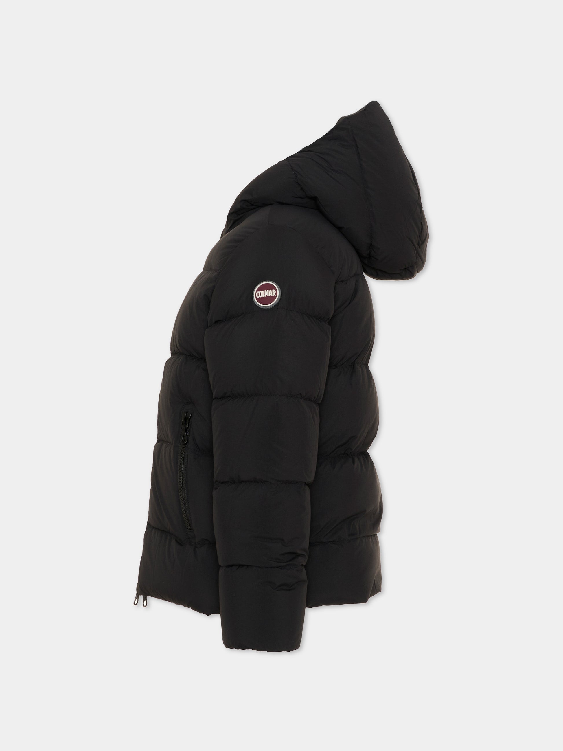 Piumino nero per bambino reversibile con cappuccio,Colmar Originals Kids,34000009 4ZP 99