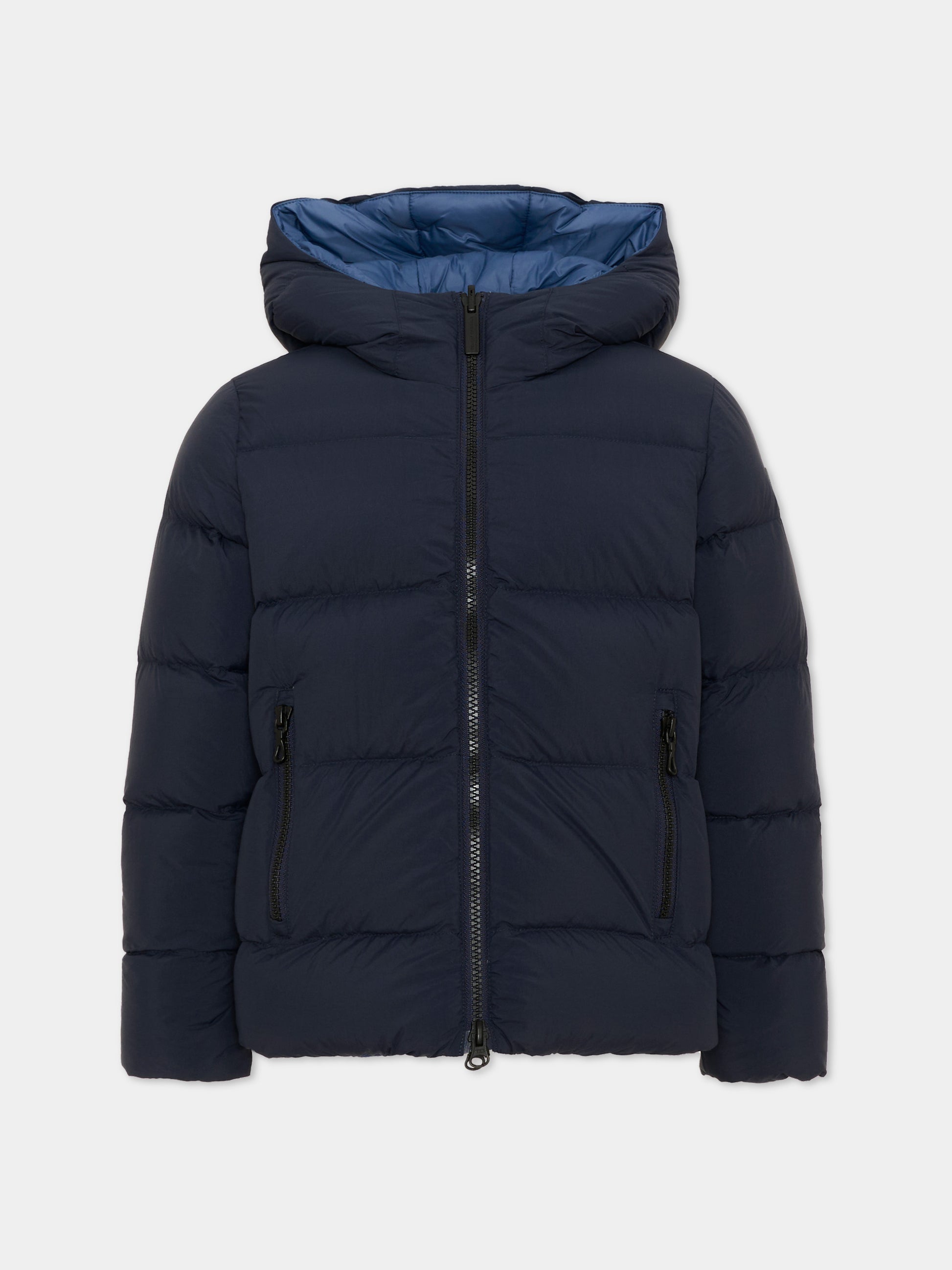 Piumino blu per bambino reversibile con cappuccio,Colmar Originals Kids,34000009 4ZP 68