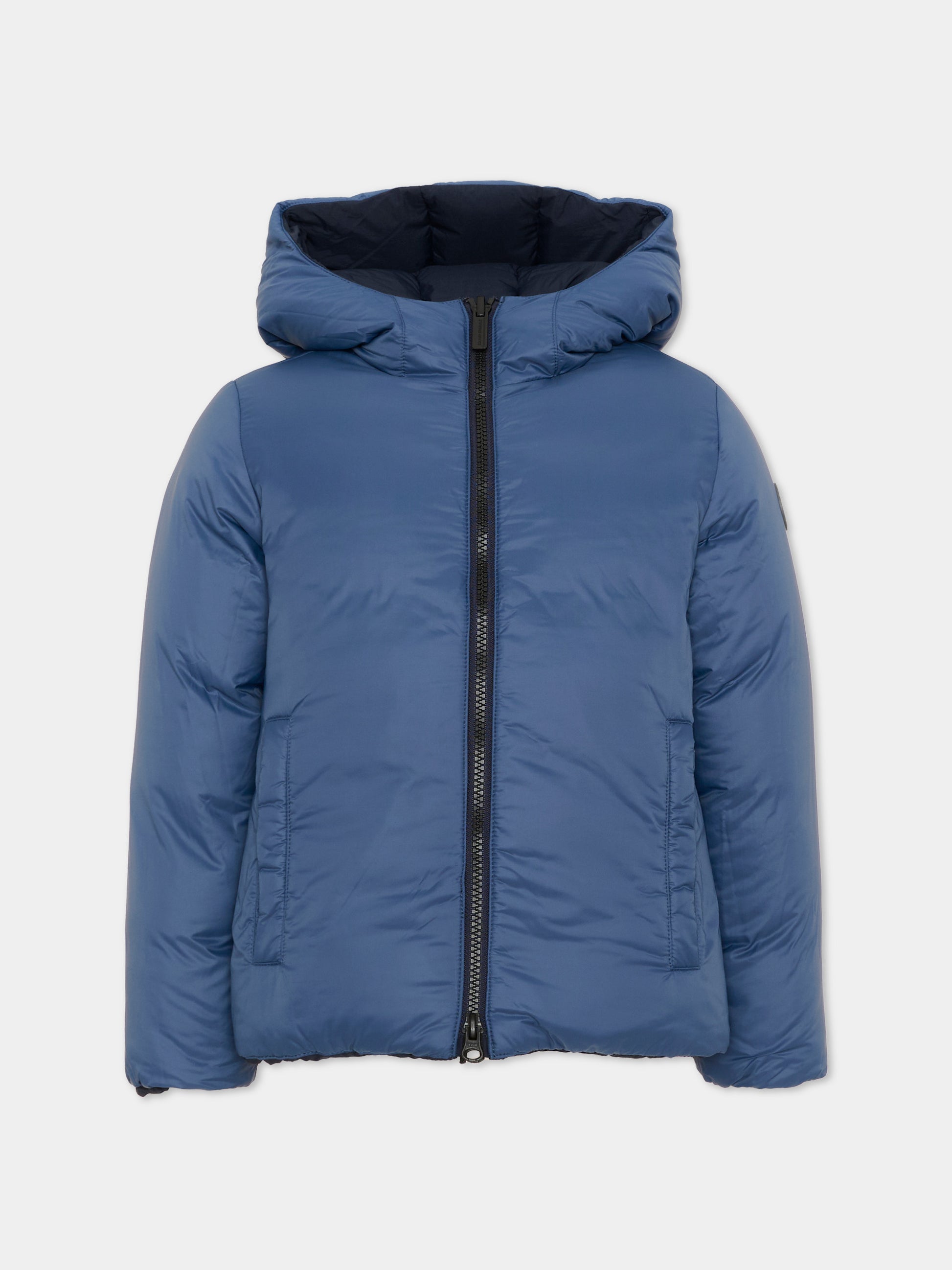 Piumino blu per bambino reversibile con cappuccio,Colmar Originals Kids,34000009 4ZP 68