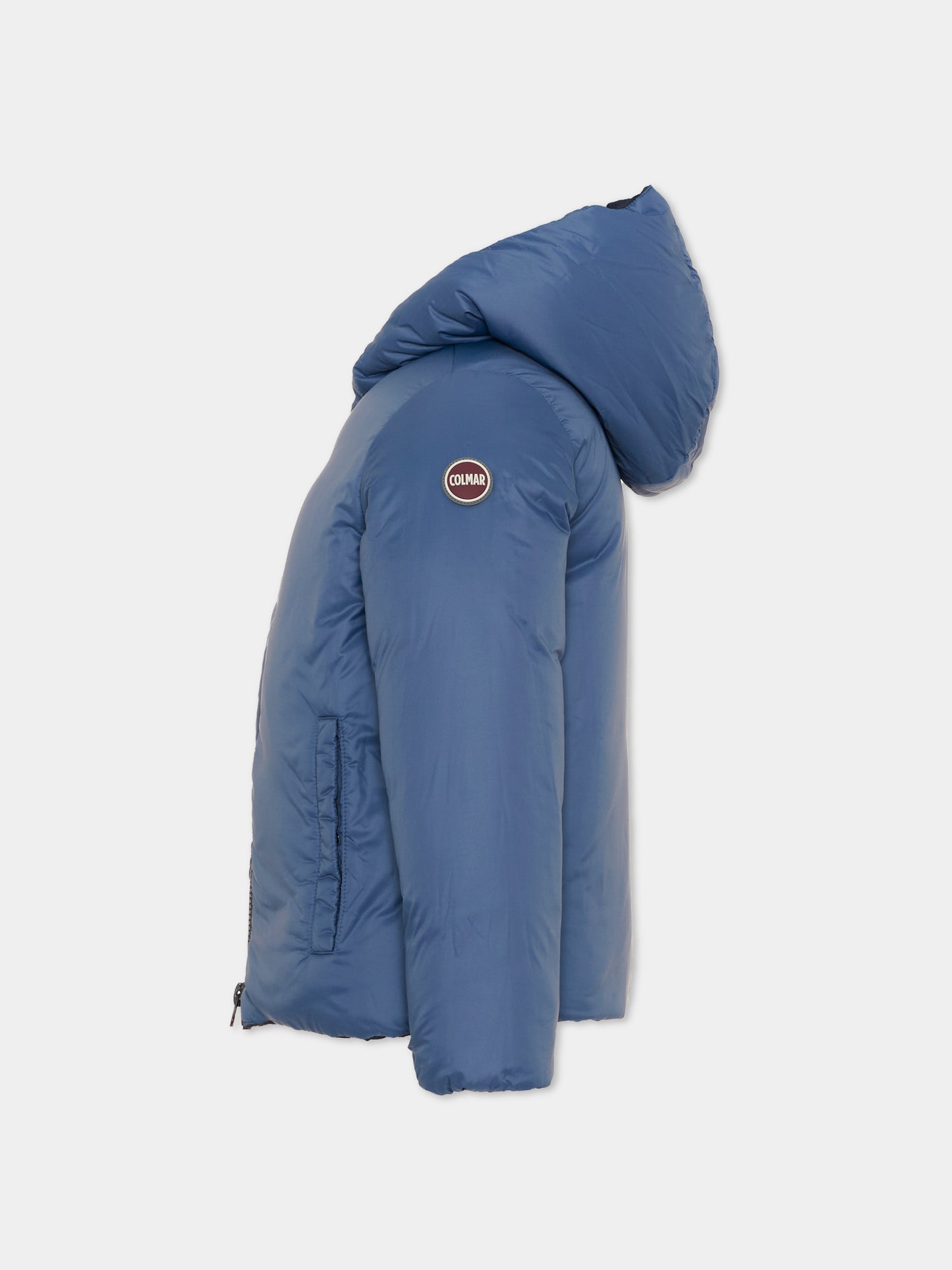 Piumino blu per bambino reversibile con cappuccio,Colmar Originals Kids,34000009 4ZP 68