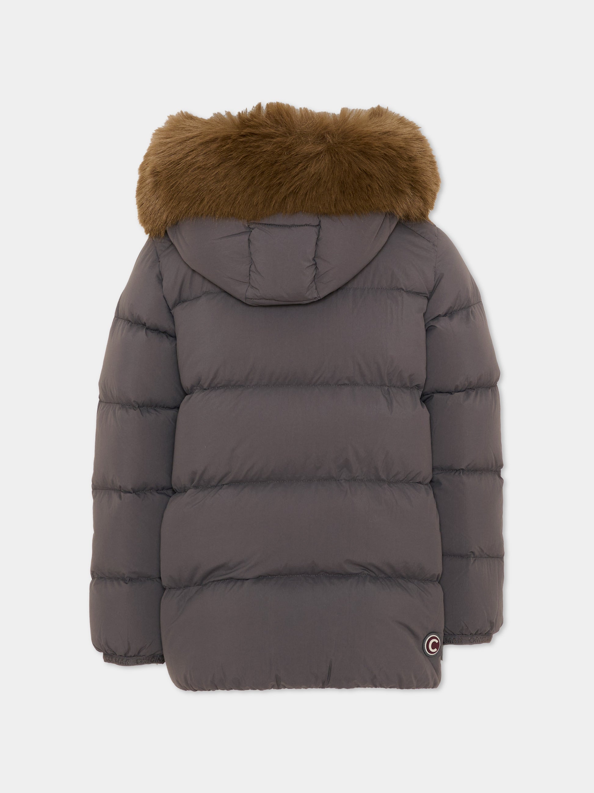 Piumino grigio per bambino con cappuccio,Colmar Originals Kids,34000056E 4ZP 378