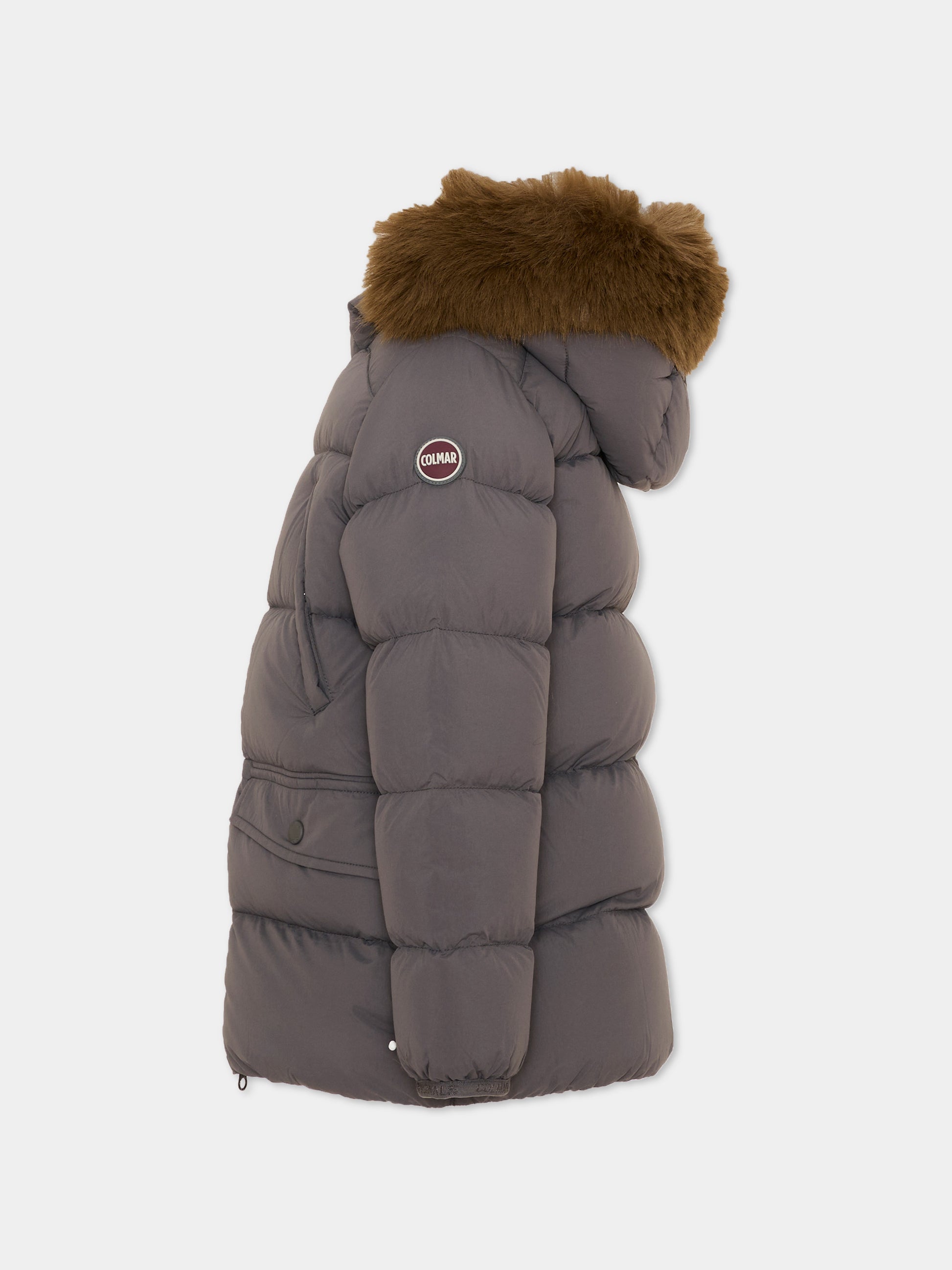 Piumino grigio per bambino con cappuccio,Colmar Originals Kids,34000056E 4ZP 378