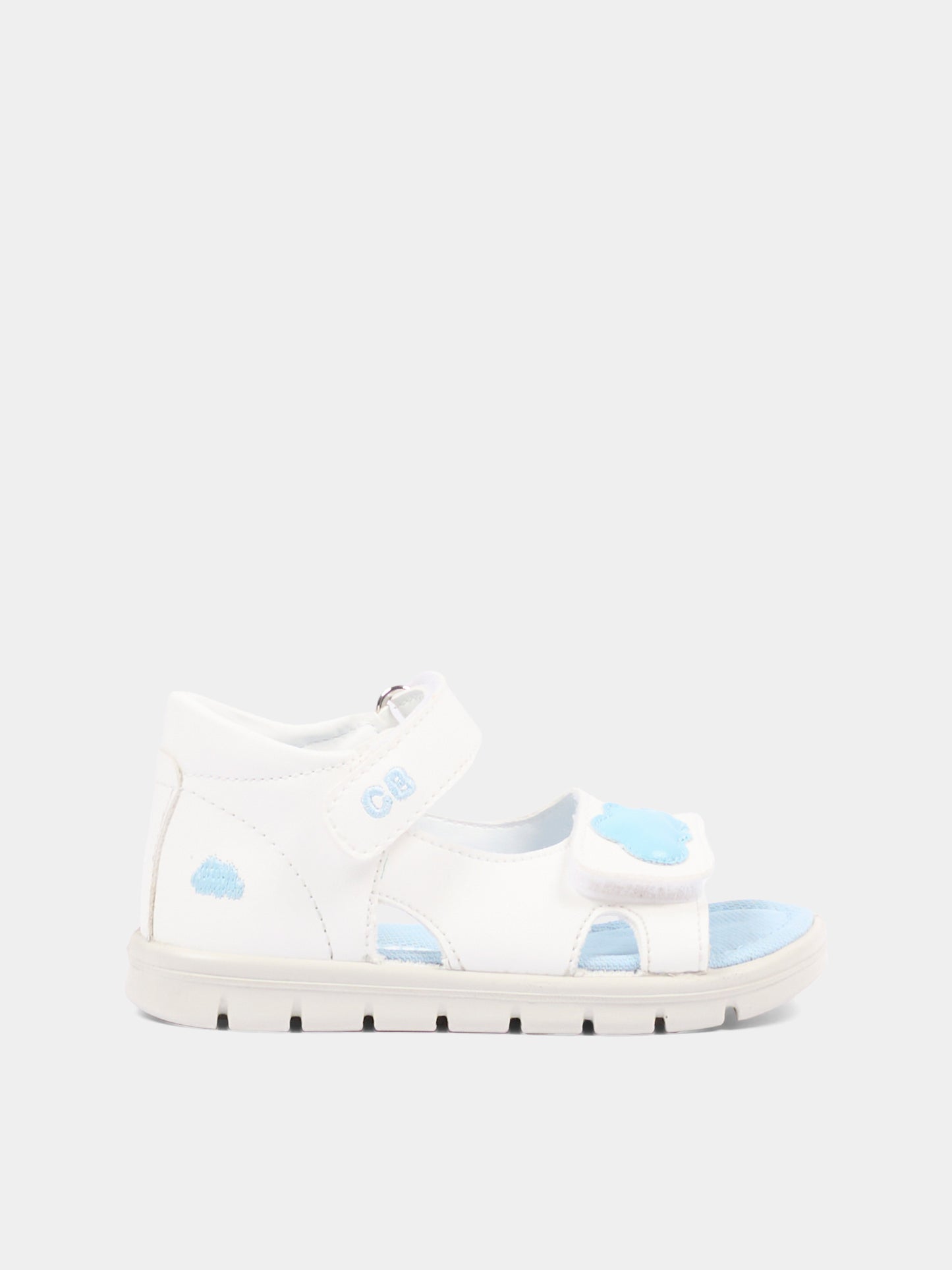 Sandali bianchi Little Cirrus per neonato,Falcotto X Coccolebimbi,0011501175.01.1N22