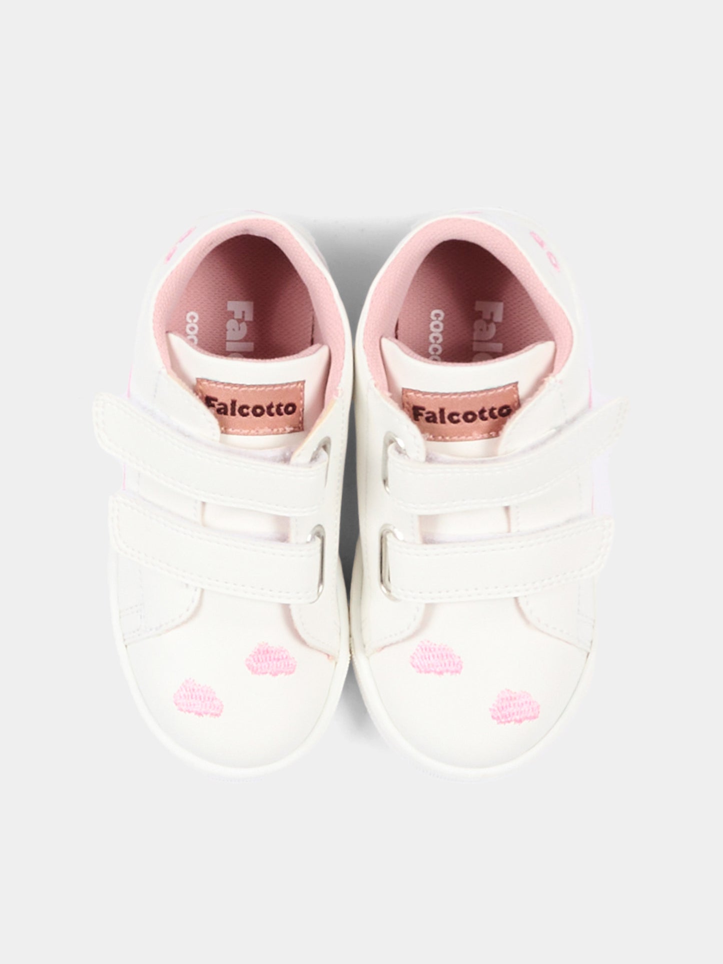 Sneaker bianca Little Cirrus per neonata,Falcotto X Coccolebimbi,0012020236.01.1N04