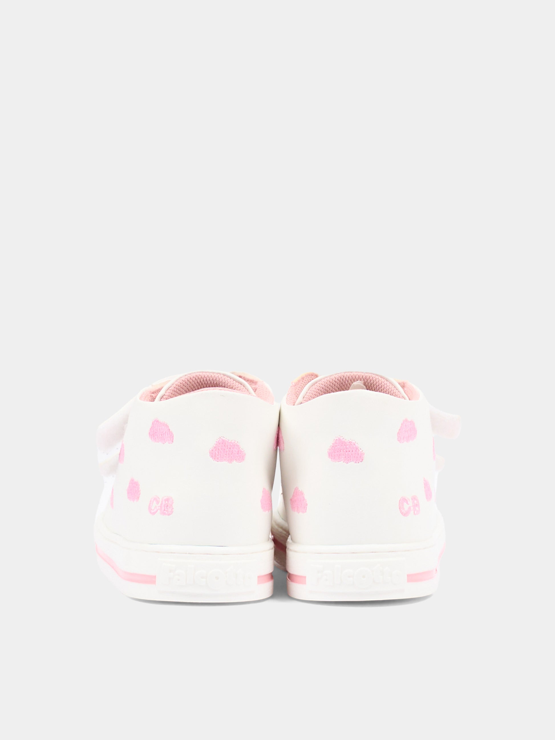 Sneaker bianca Little Cirrus per neonata,Falcotto X Coccolebimbi,0012020236.01.1N04