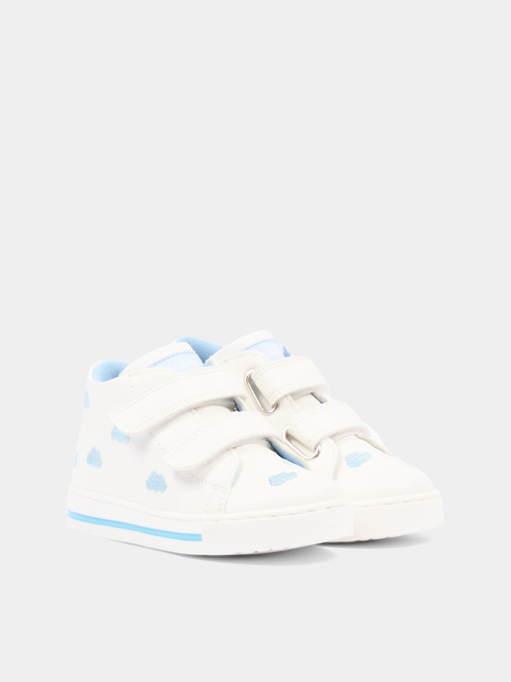 Sneaker bianca Little Cirrus per neonato,Falcotto X Coccolebimbi,0012020236.01.1N22