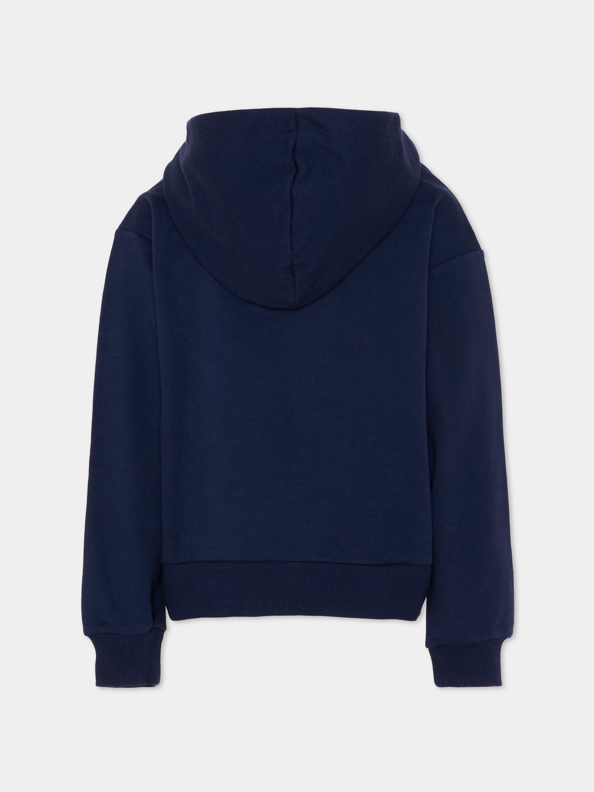 Felpa blu per bambini con Teddy Bear,Moschino Kids,HUF09E LCA40 40016