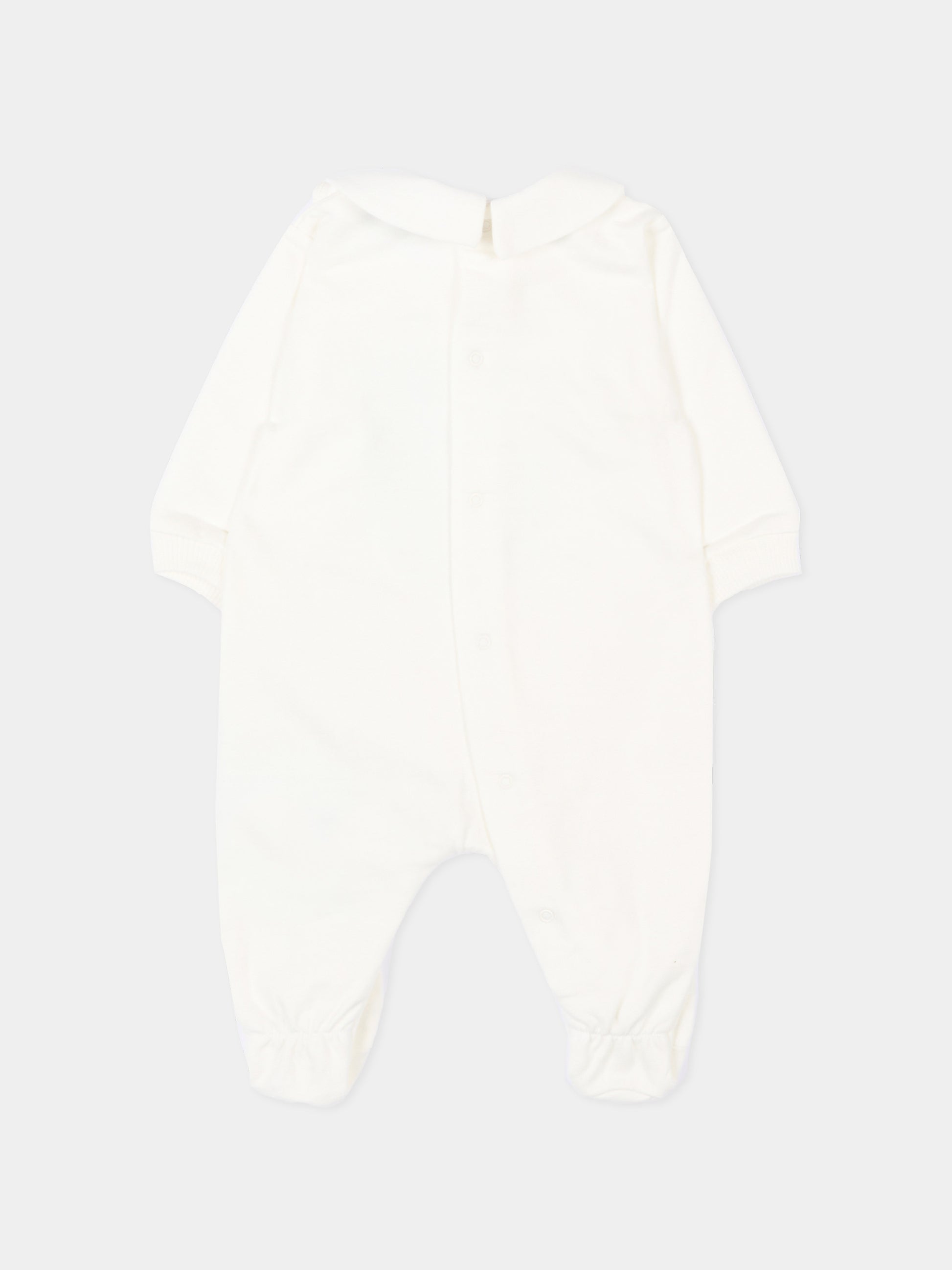 Tutina avorio per neonati con Teddy Bear,Moschino Kids,MUY08V LCA40 10063