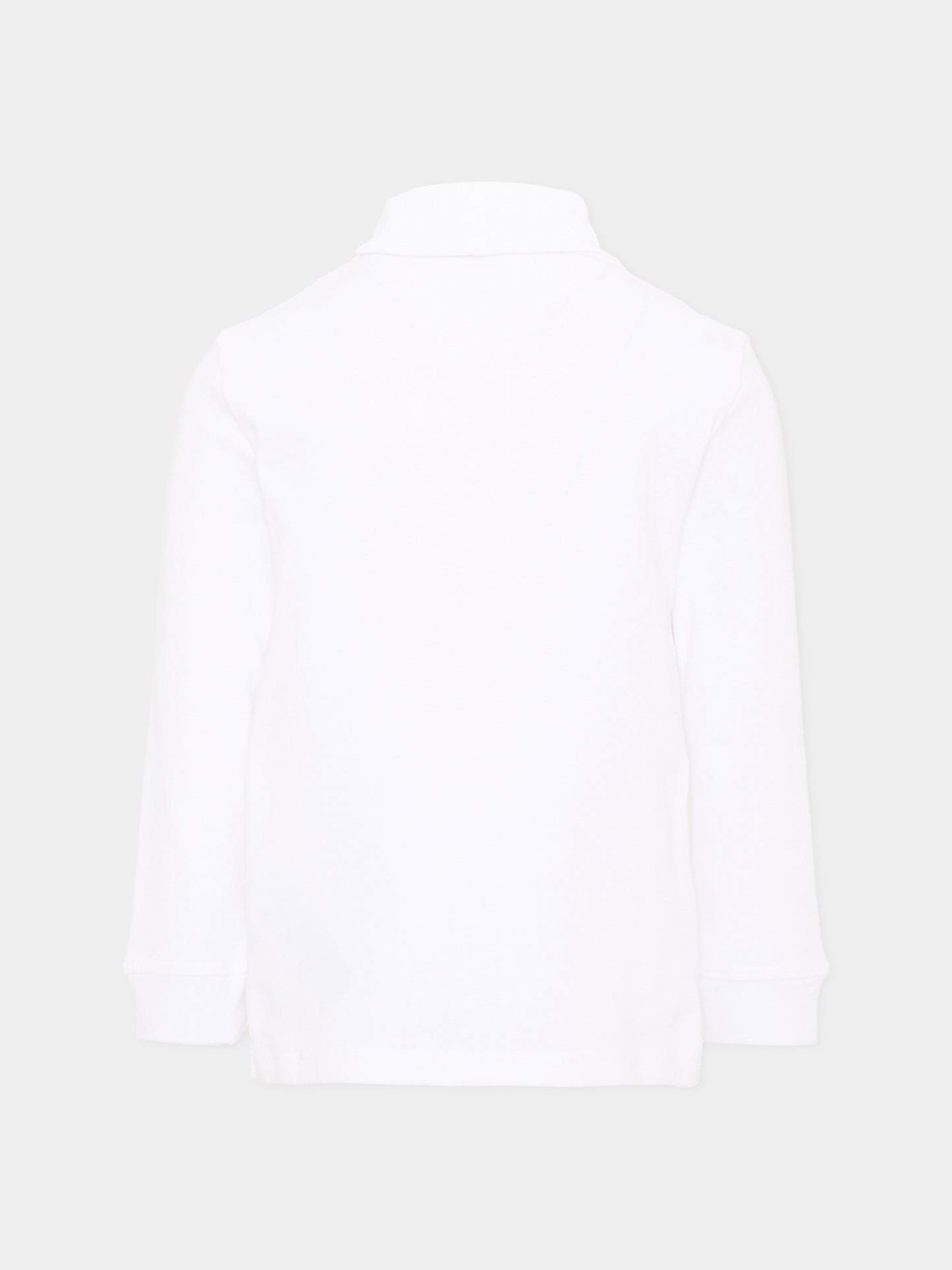Dolcevita bianco per bambini con logo,Lacoste,7710 W8L