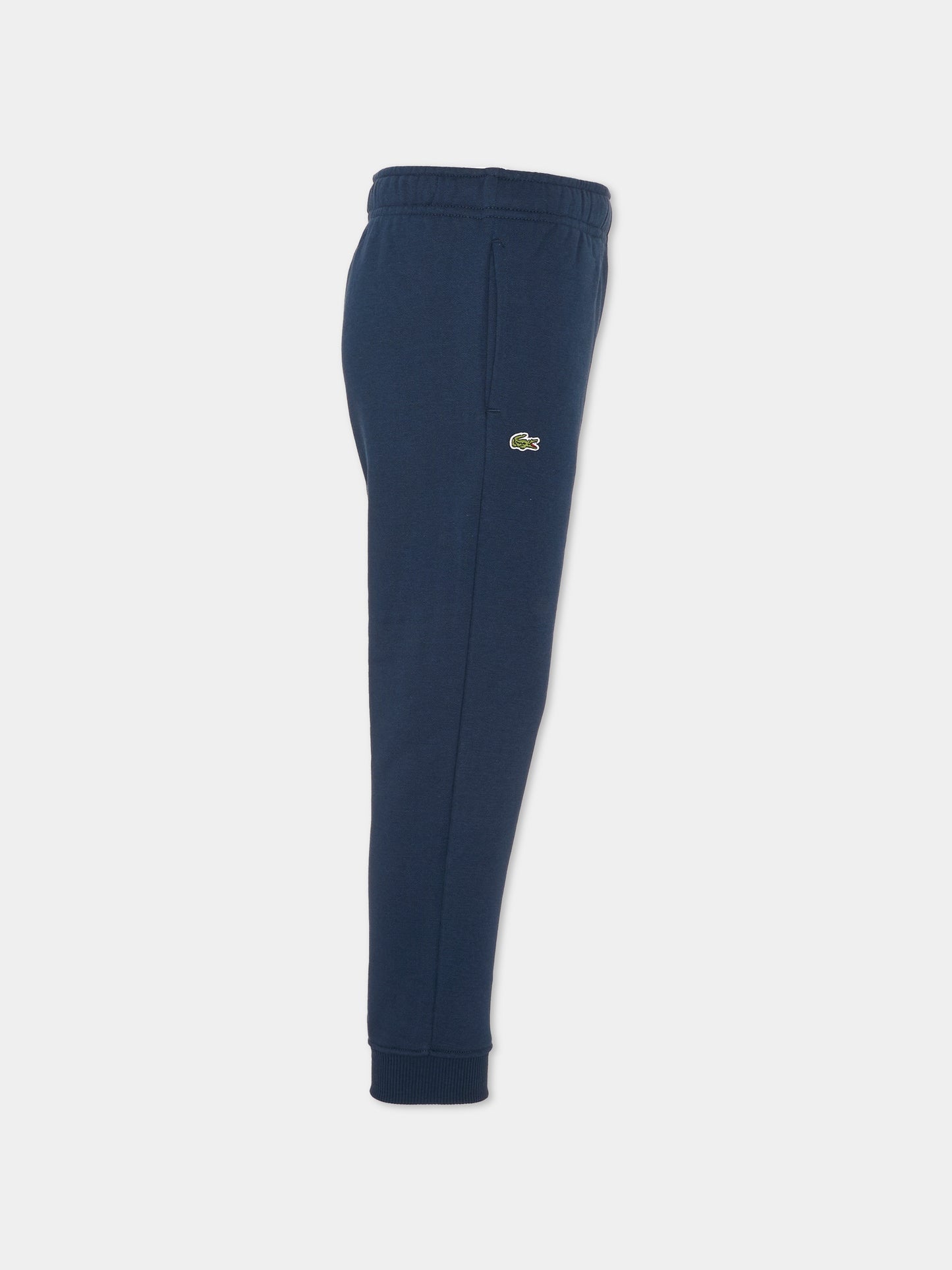 Pantalone blu per bambini con logo,Lacoste,7886 UGW