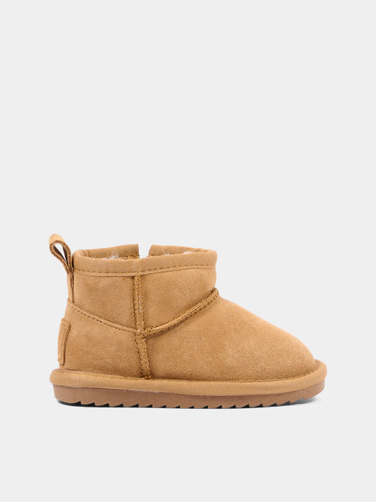 Stivaletti beige per bambini,Colors Of California,HC YB016 TAN