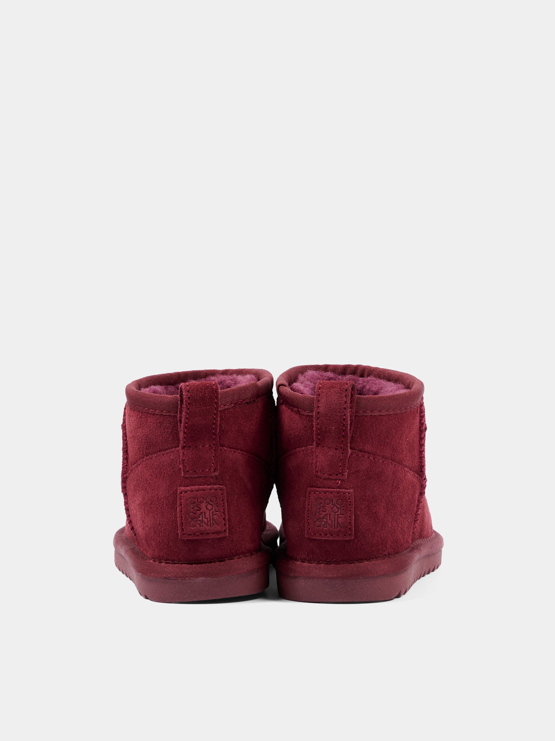 Stivaletti bordeaux per bambina,Colors Of California,HC YK078 BER