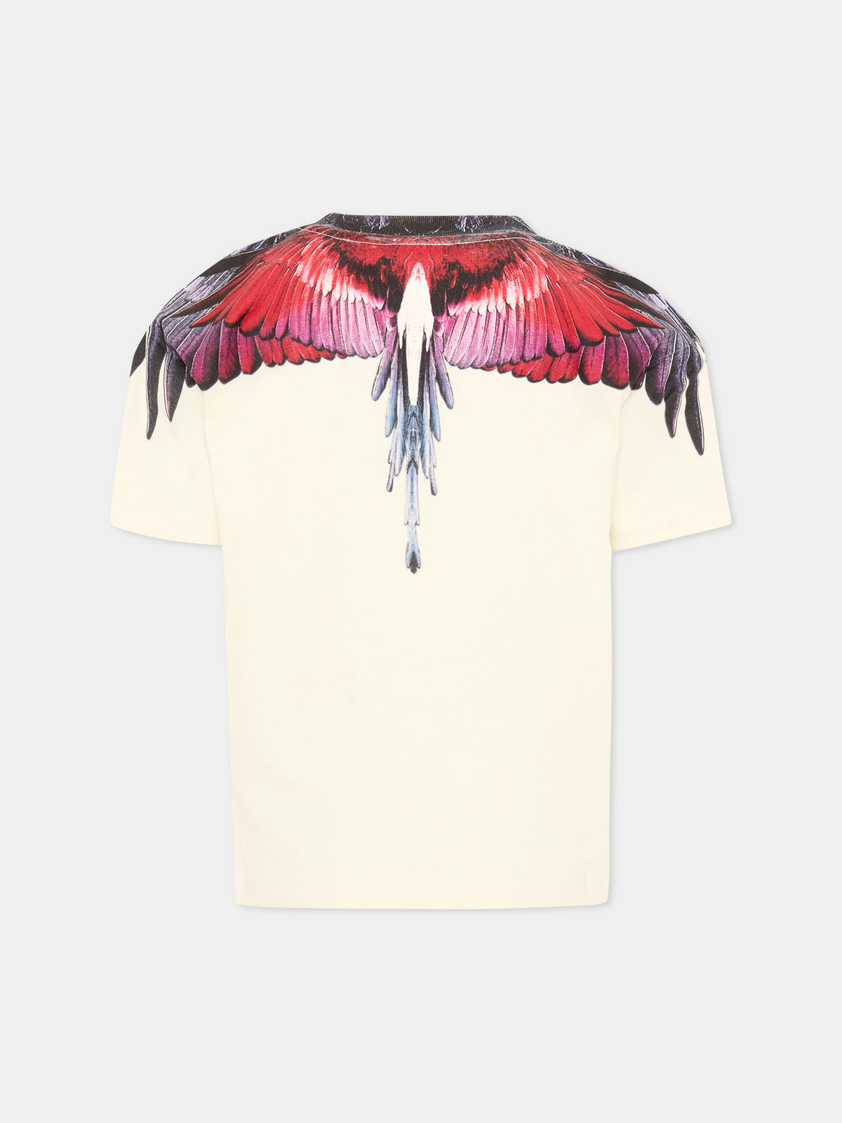 T-shirt bianca per bambino con ali,County Of Milan Kids,F6CMJBTH028 412