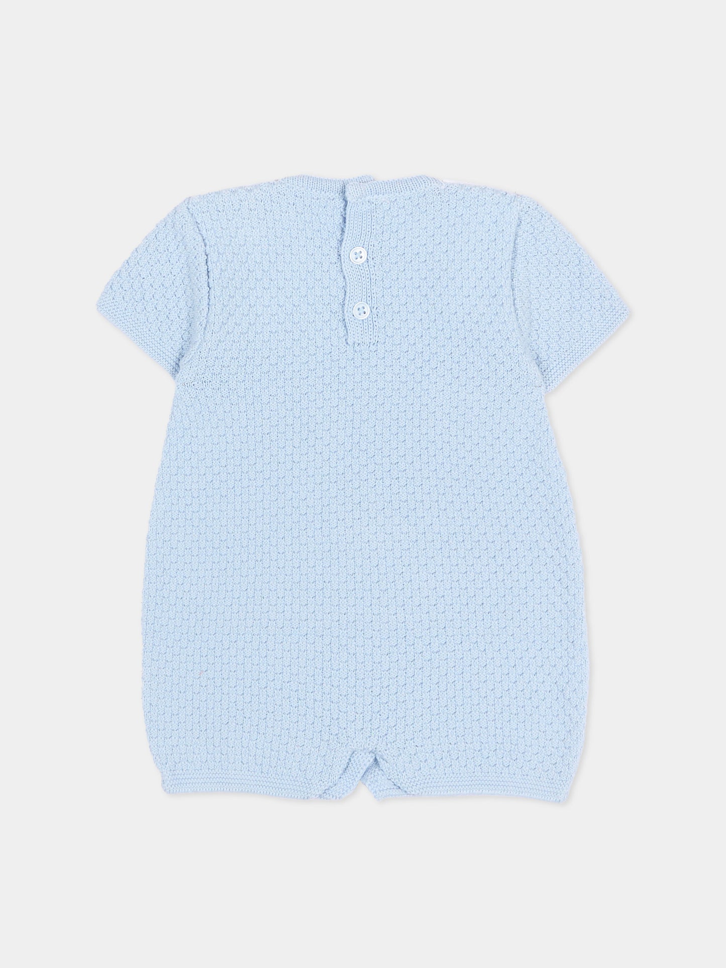 Pagliaccetto celeste per neonato tricot,Paz Rodríguez,005 123419 801 H82