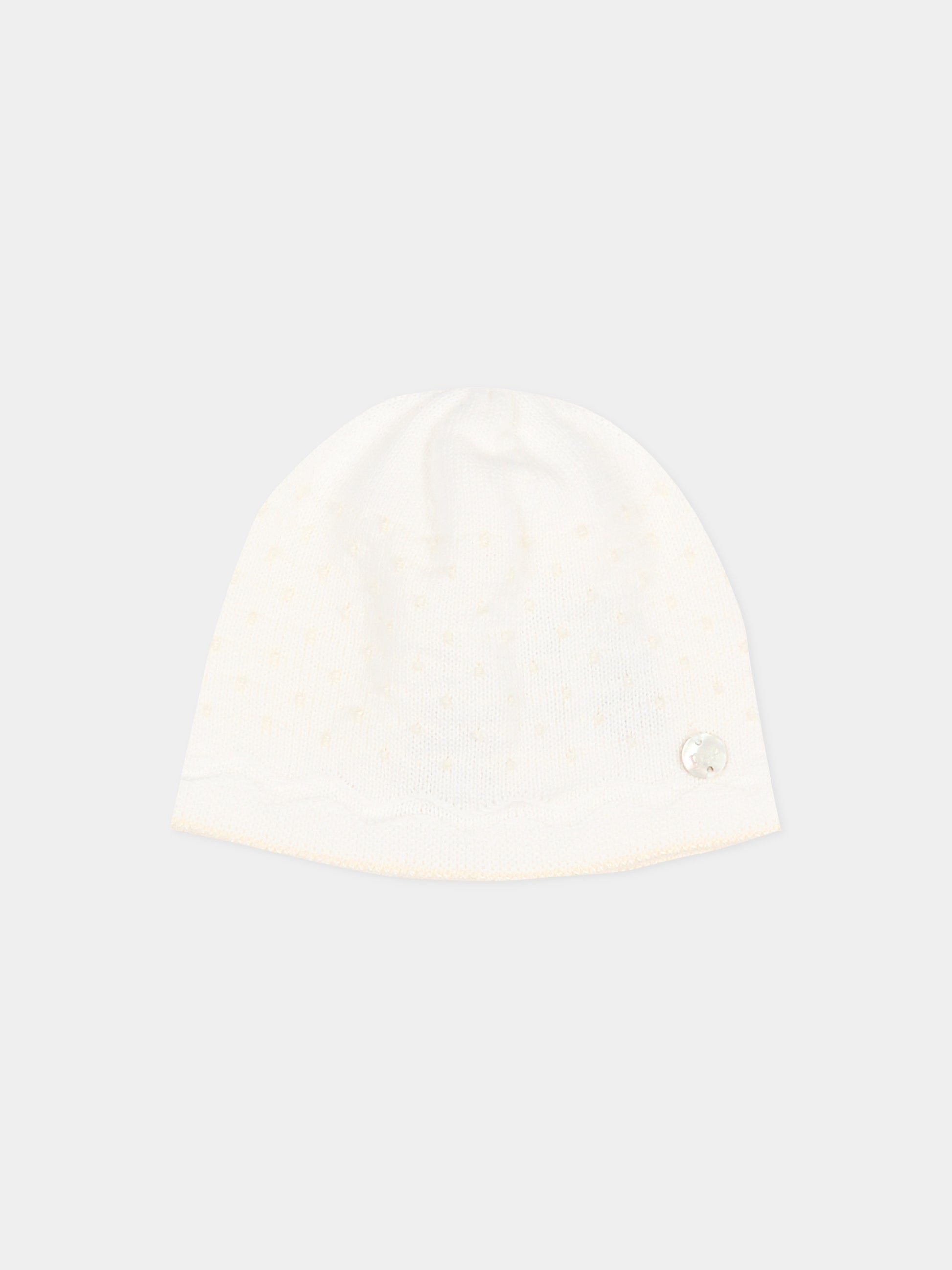Cappellino avorio per neonati tricot,Paz Rodríguez,040 123234 6062 H82