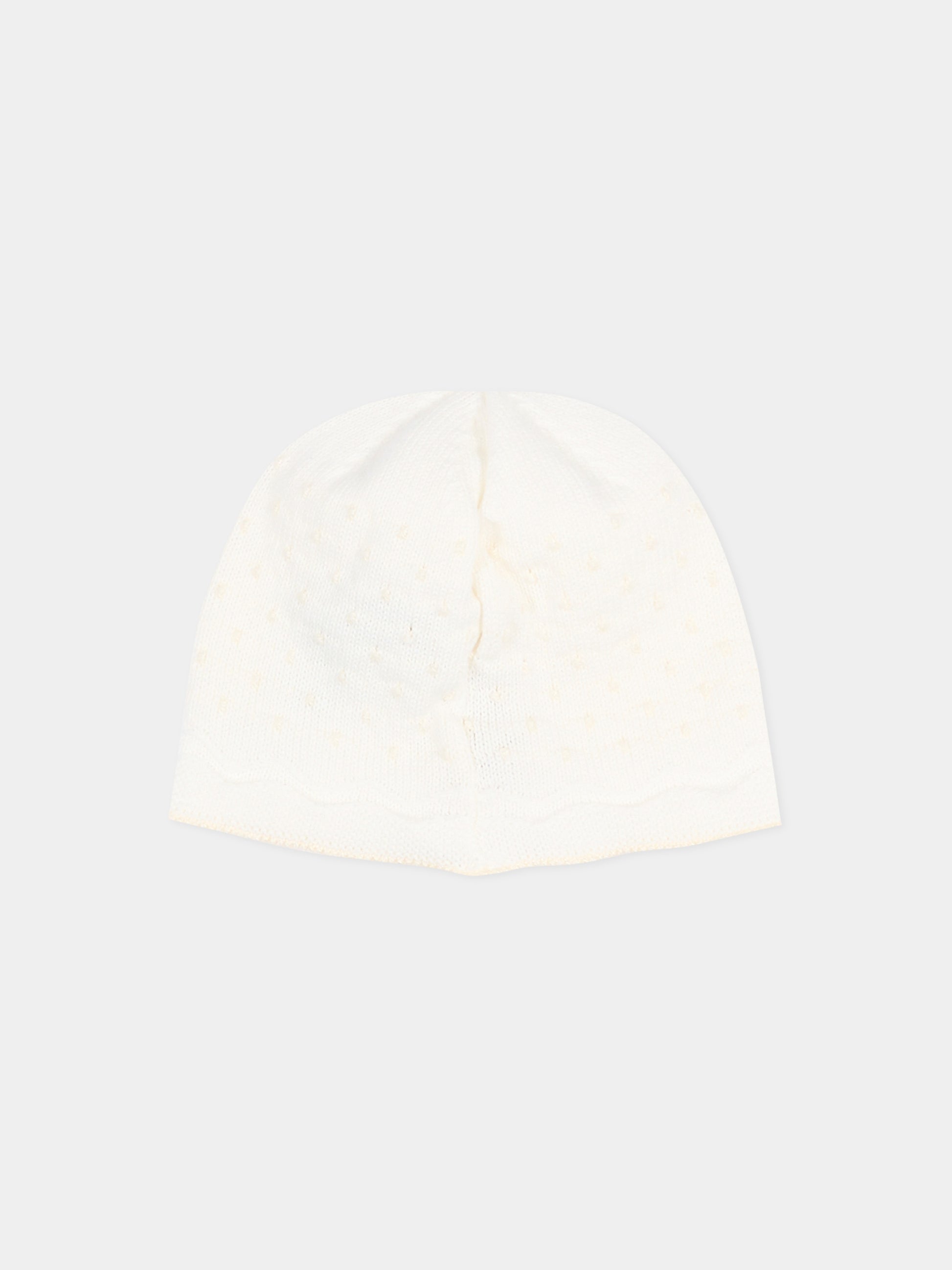 Cappellino avorio per neonati tricot,Paz Rodríguez,040 123234 6062 H82