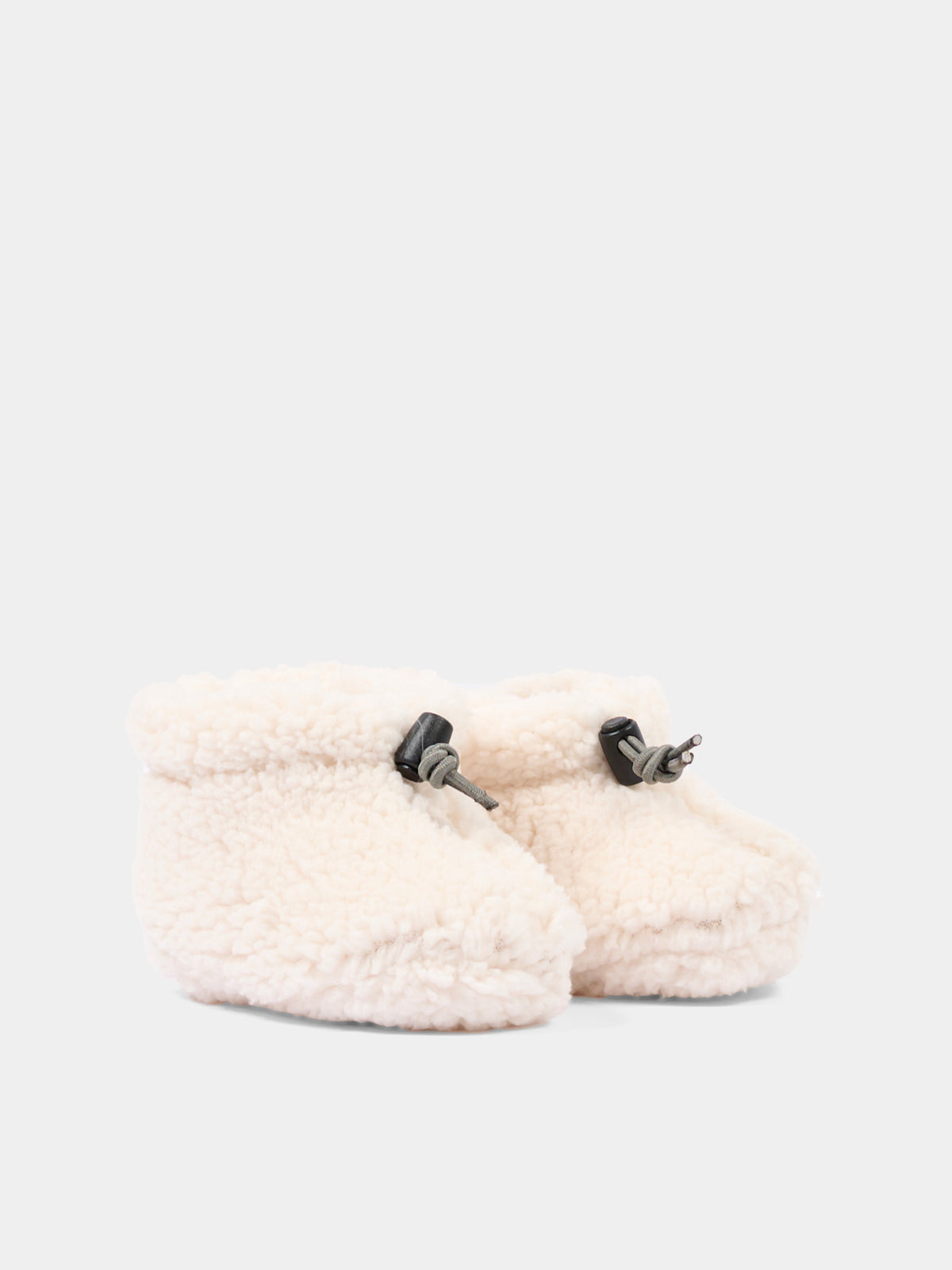 Babbucce avorio per neonati,Bamboom,1256TE00084 WARM WHITE