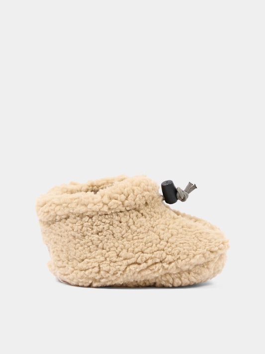 Babbucce beige per neonati,Bamboom,1256TE00084 SAFARI