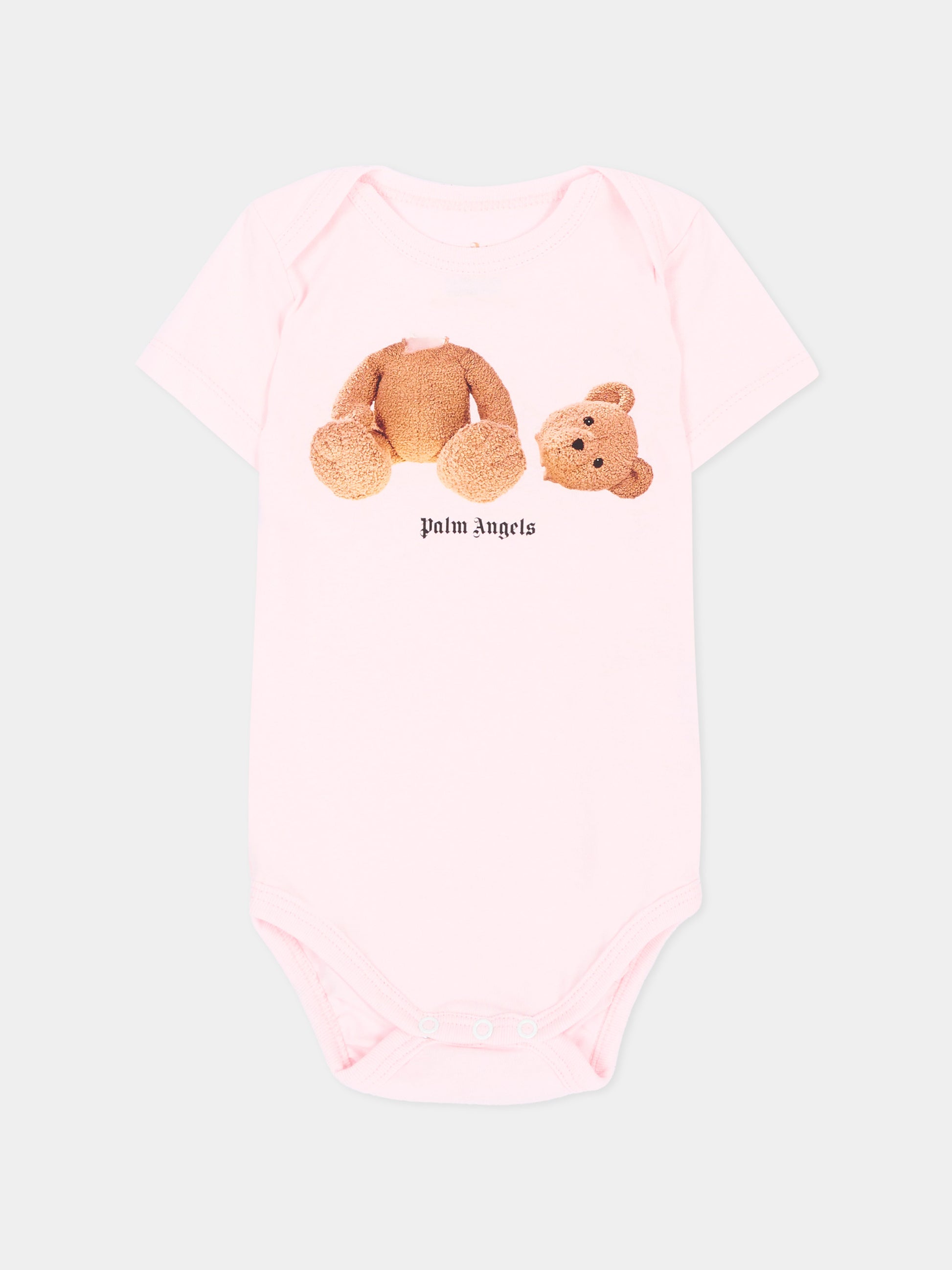 Body multicolor per neonata teddy bear,Palm Angels,F6PANGBY188 INT19