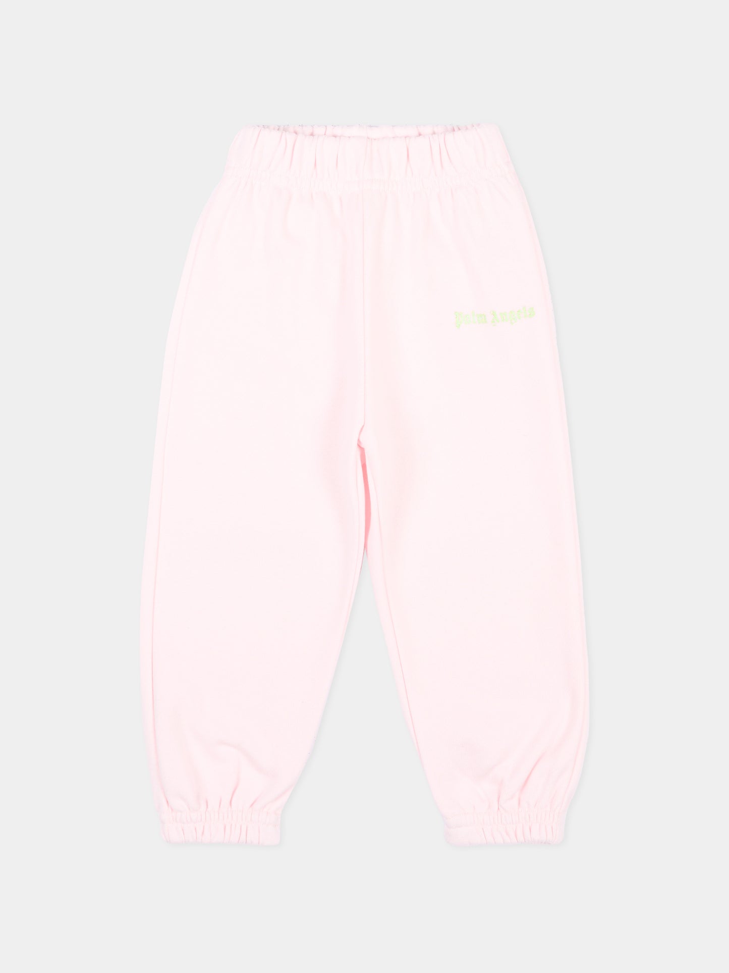 Pantalone rosa per neonata con logo,Palm Angels,F6PANGFP222 042