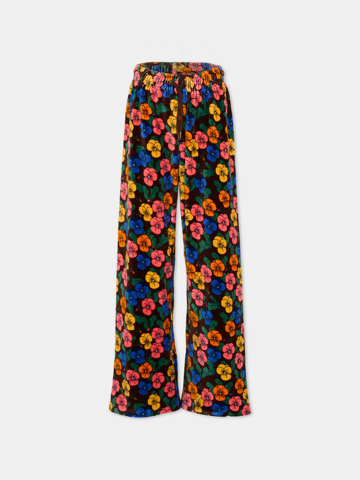 Pantalone multicolor per bambina floreale,Mini Rodini,2673012900