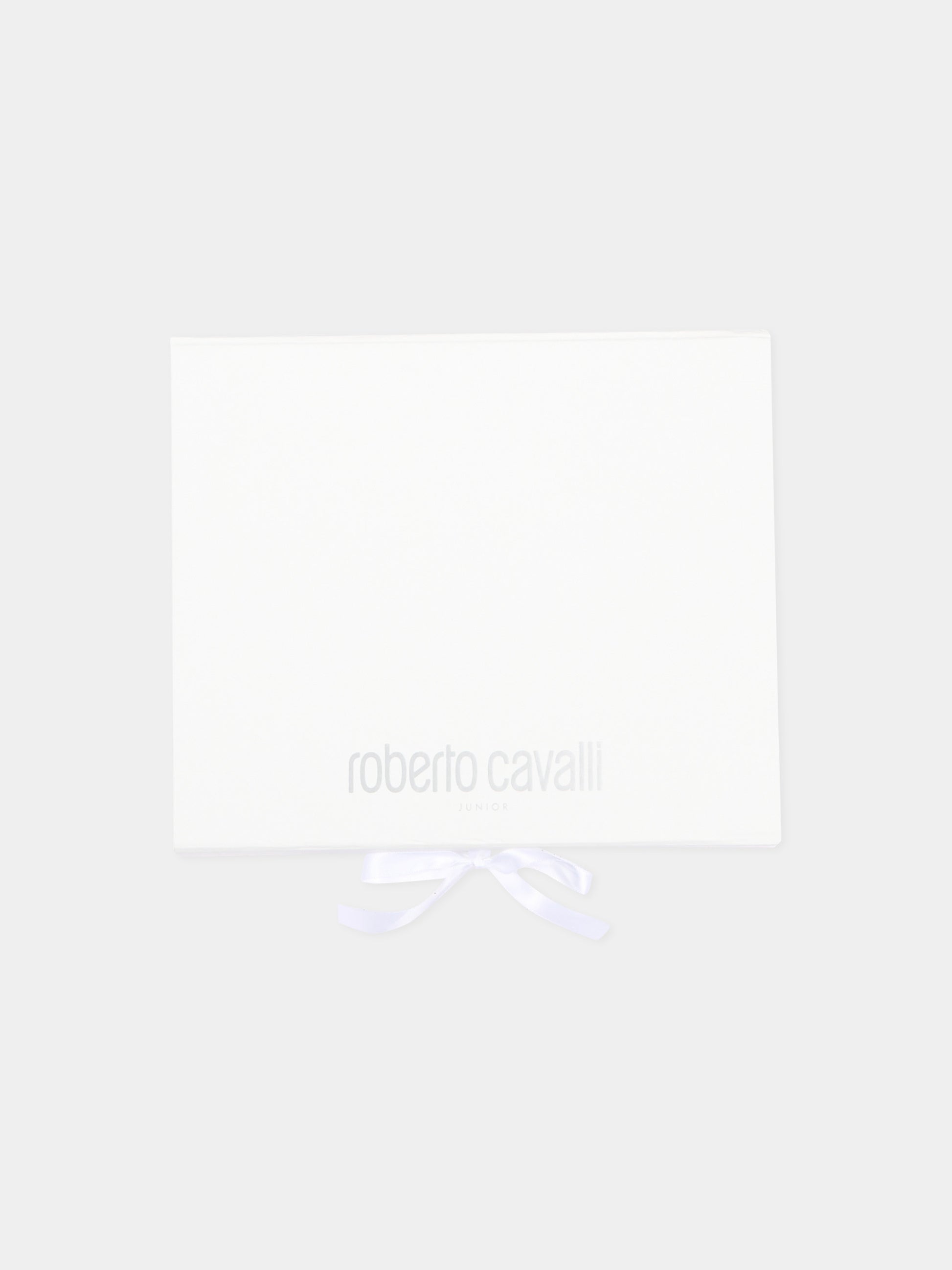 Set tutina celeste per neonato con logo,Roberto Cavalli Kids,CLA26051TU SKYRIDE/A.