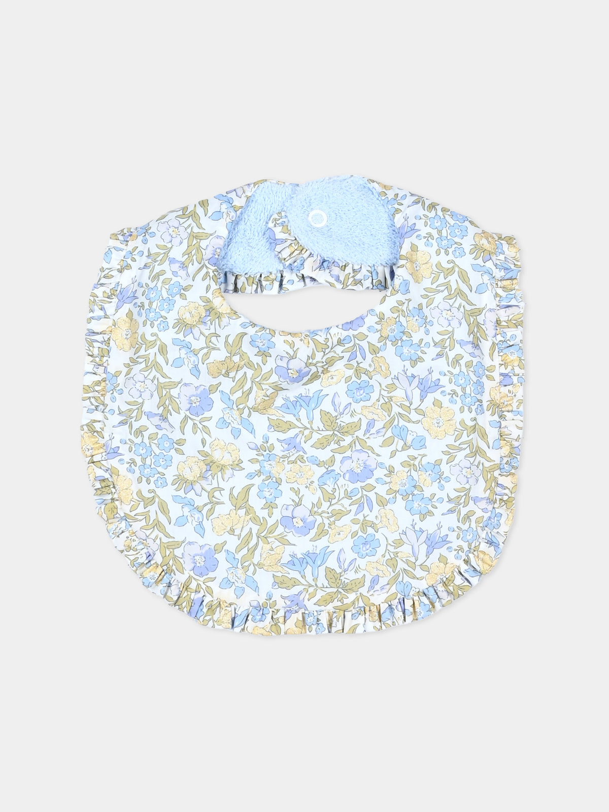 Bavaglino celeste Liberty per neonata,Pesciolino Rosso,BV FW S 262